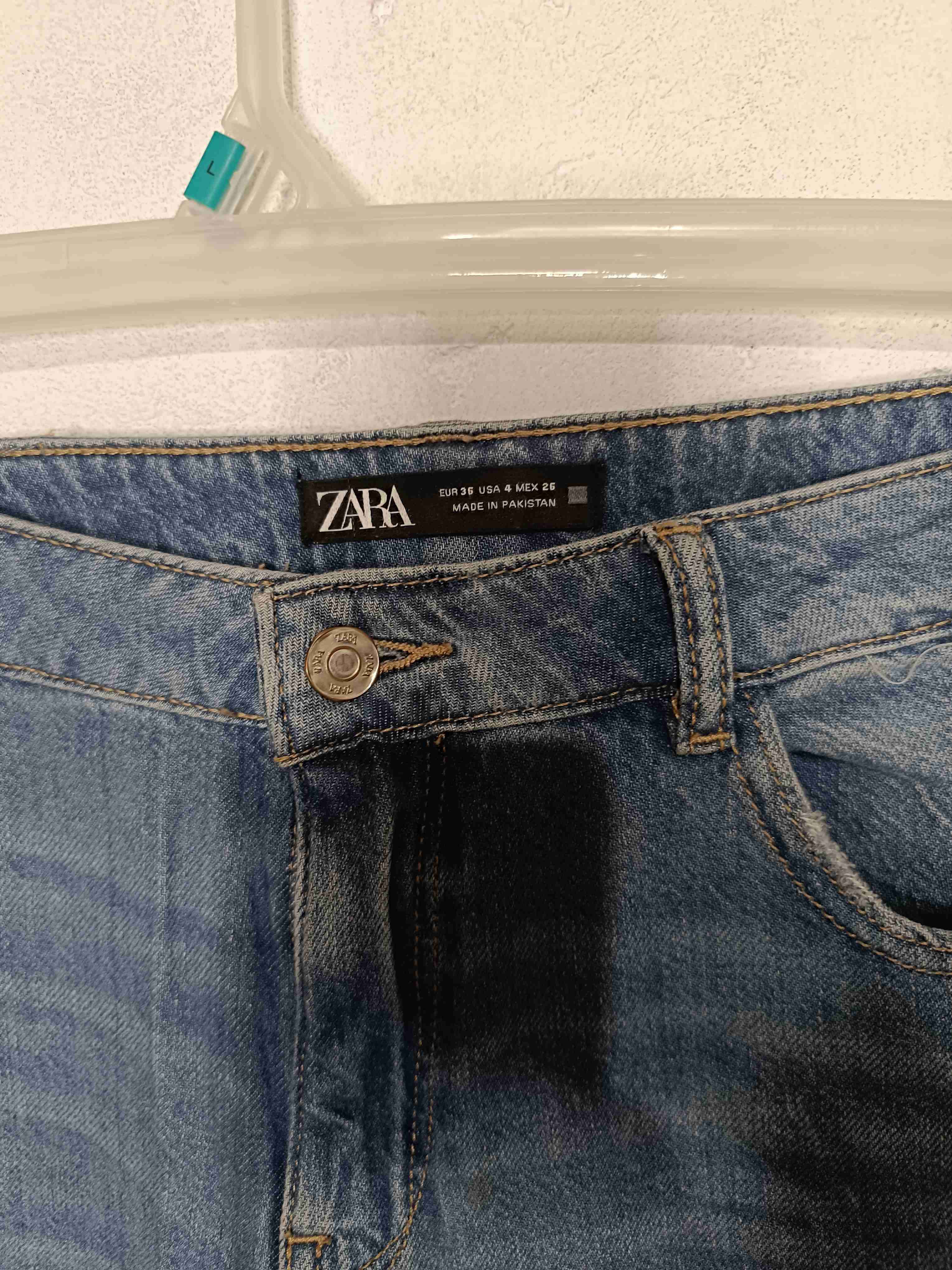 Jeans anchos Zara azules - miniatura 2