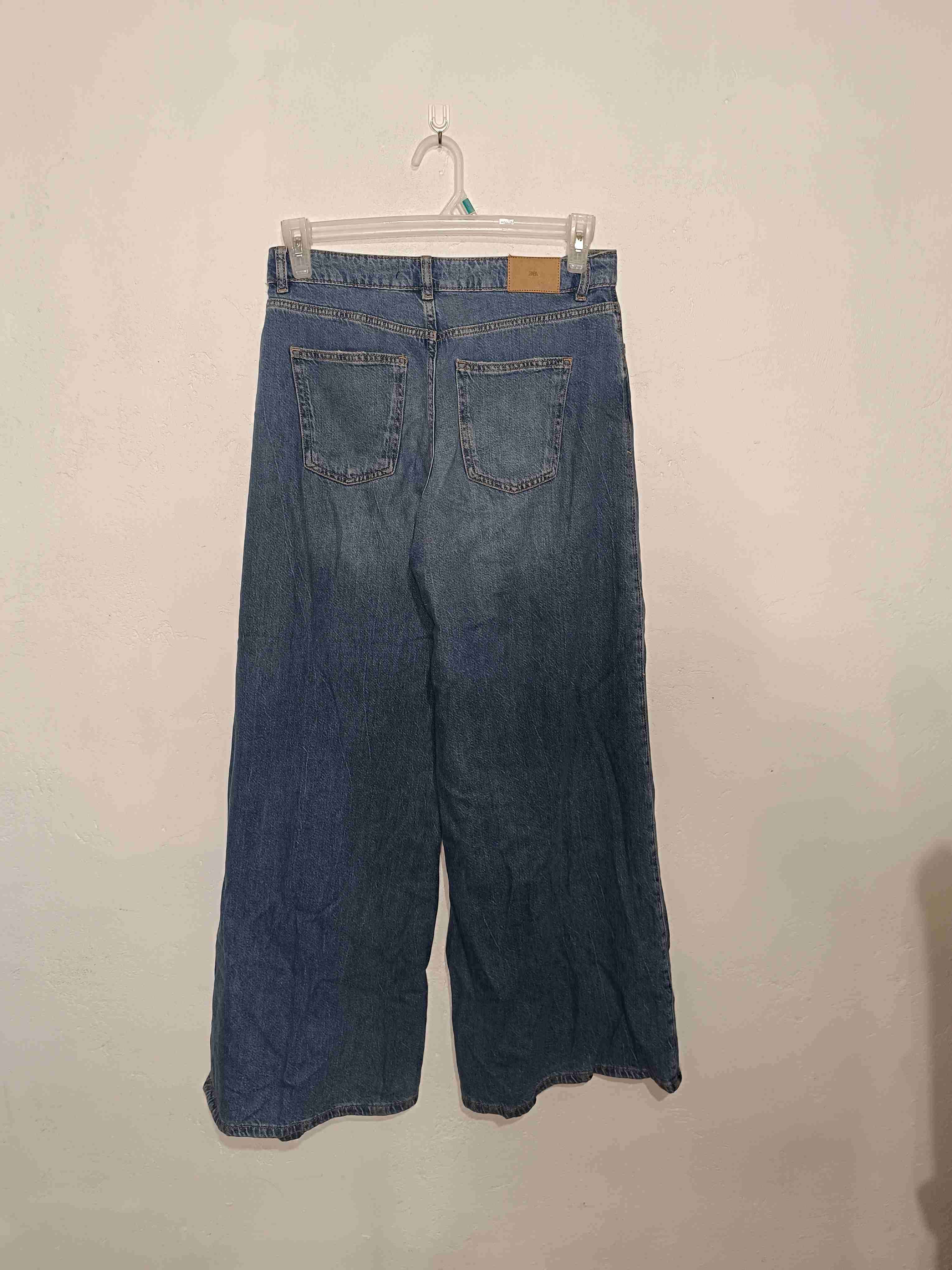 Jeans anchos Zara azules - miniatura 3