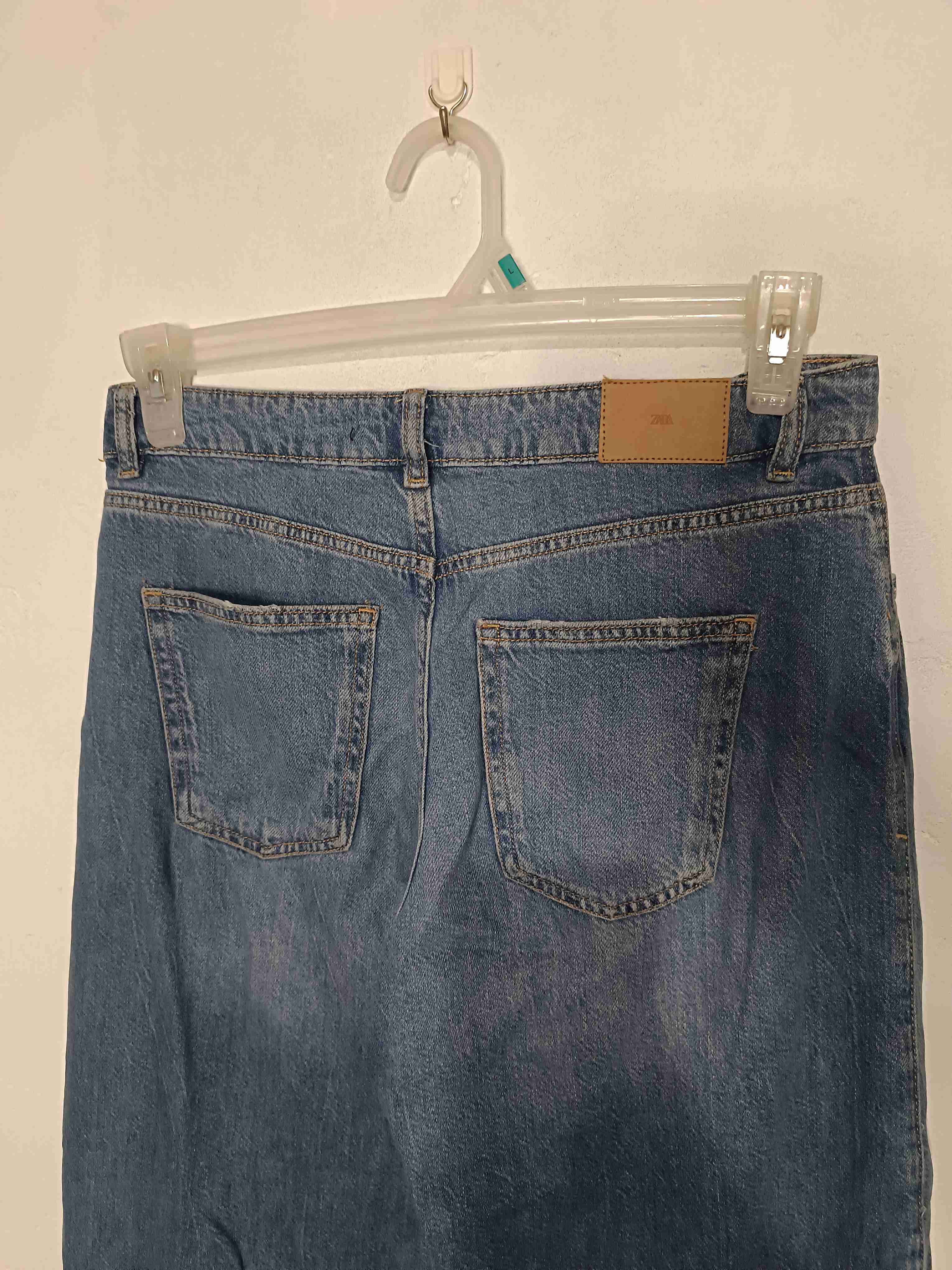 Jeans anchos Zara azules - miniatura 4