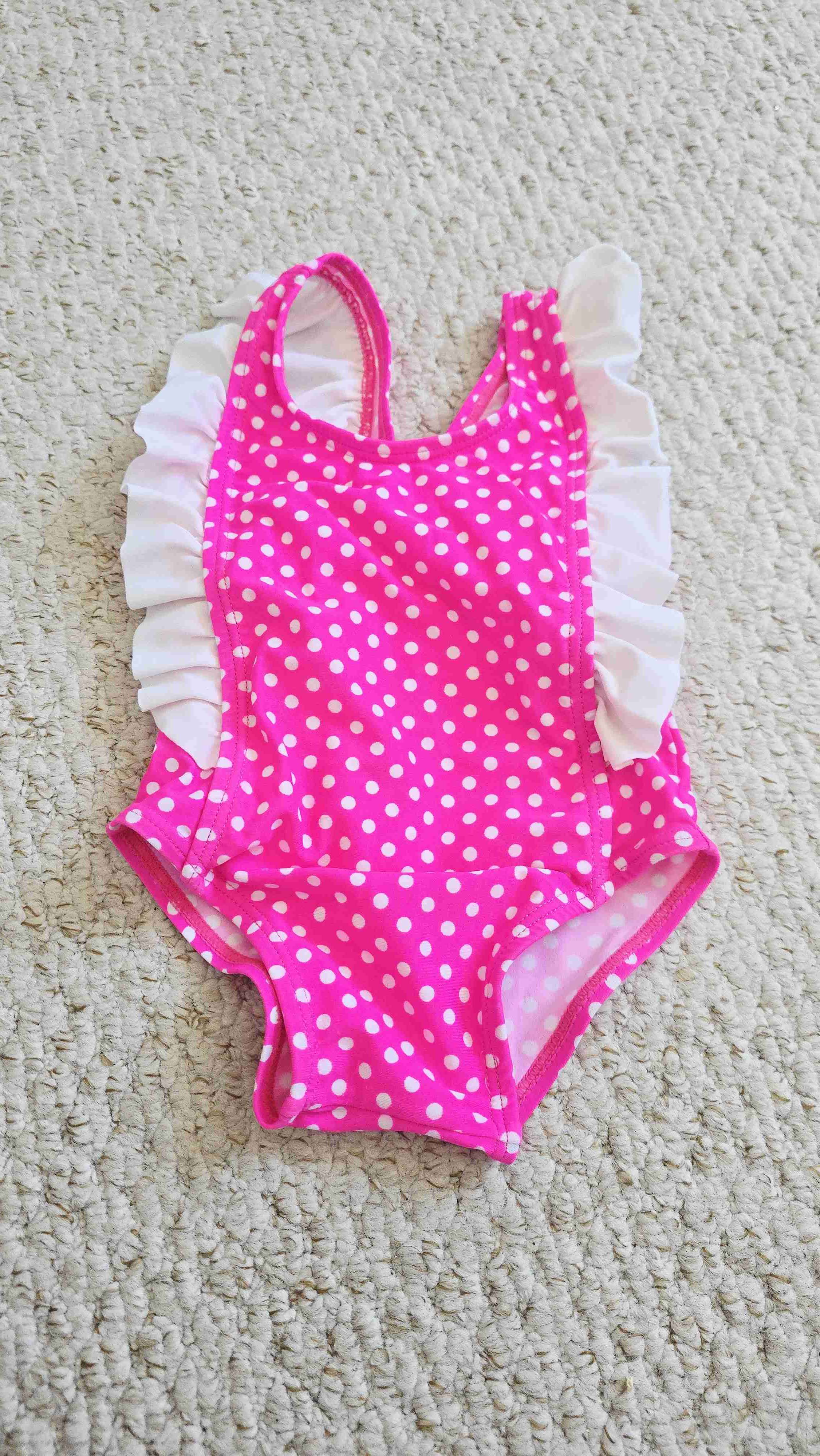 Traje de baño rosado con puntos Bubble Gummers - 2