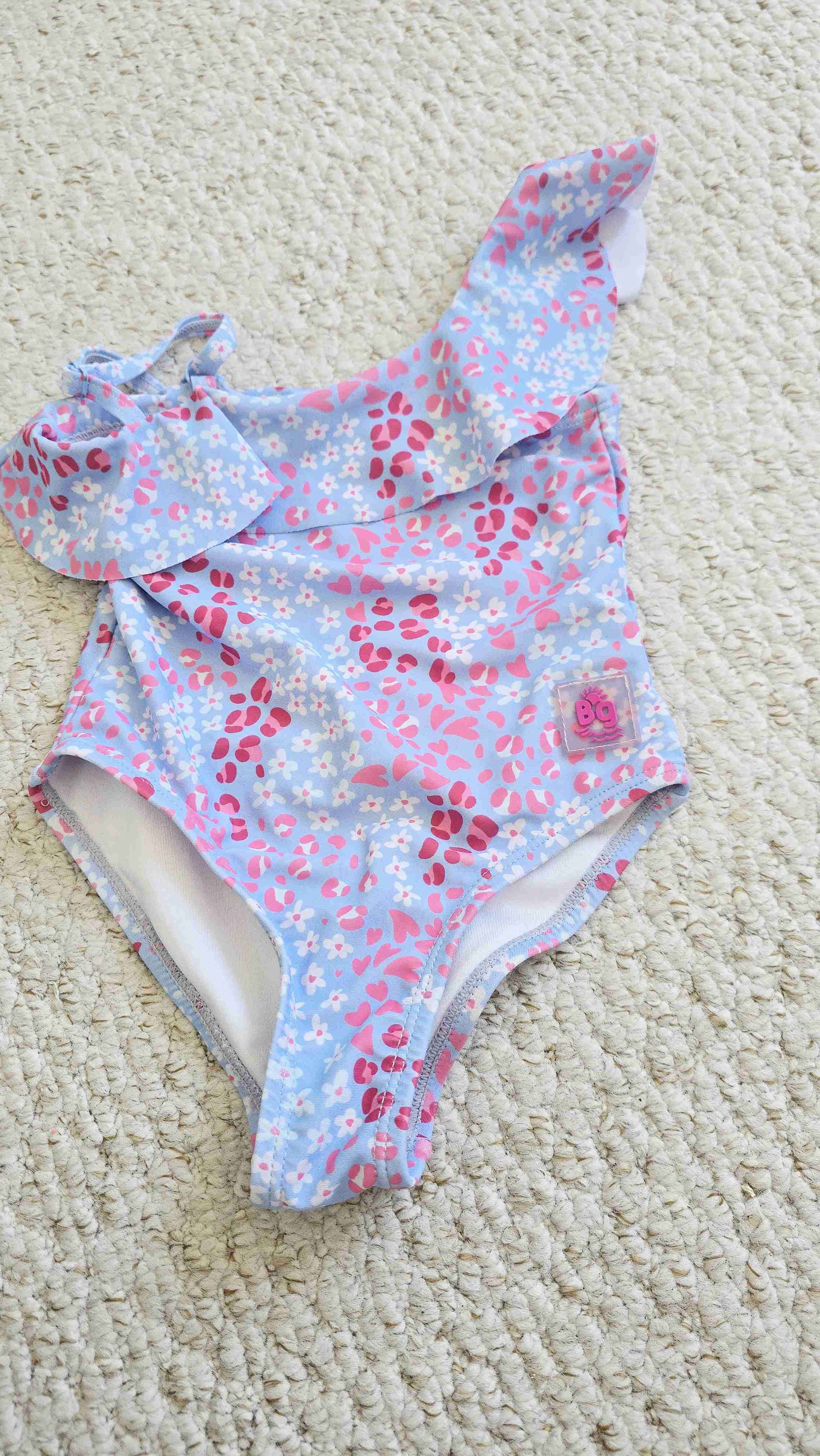 Traje de baño rosado con puntos Bubble Gummers - 1