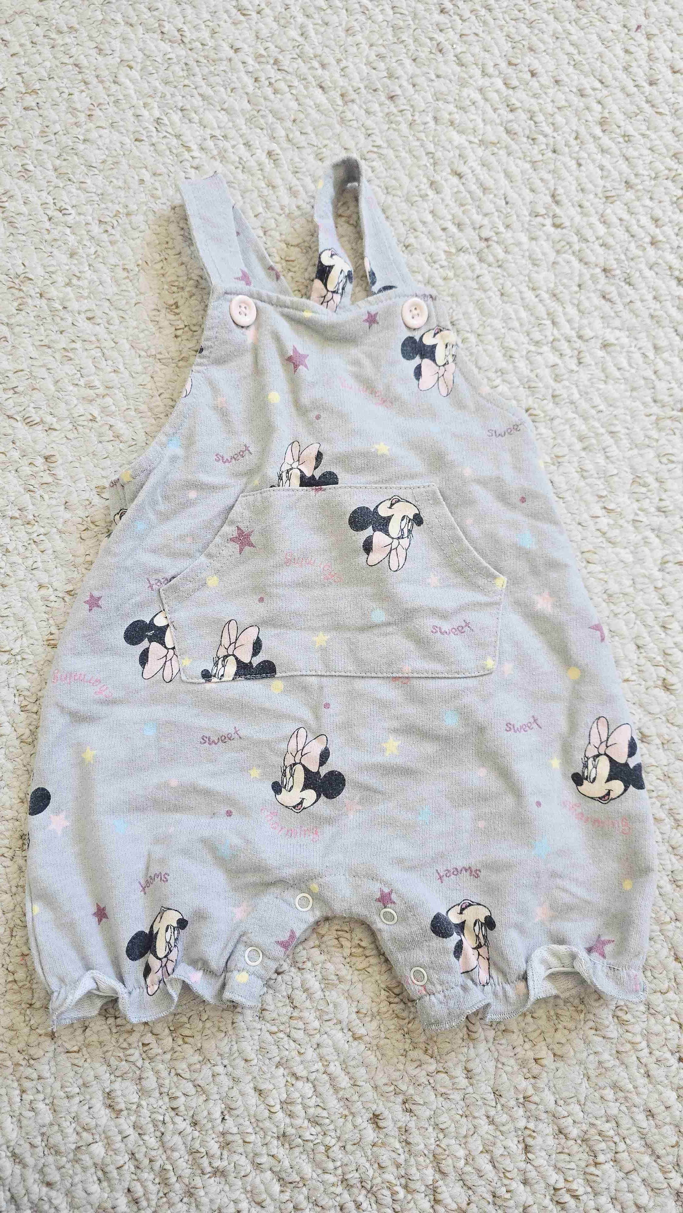 Jardinera de bebé Minnie gris. Disney Baby