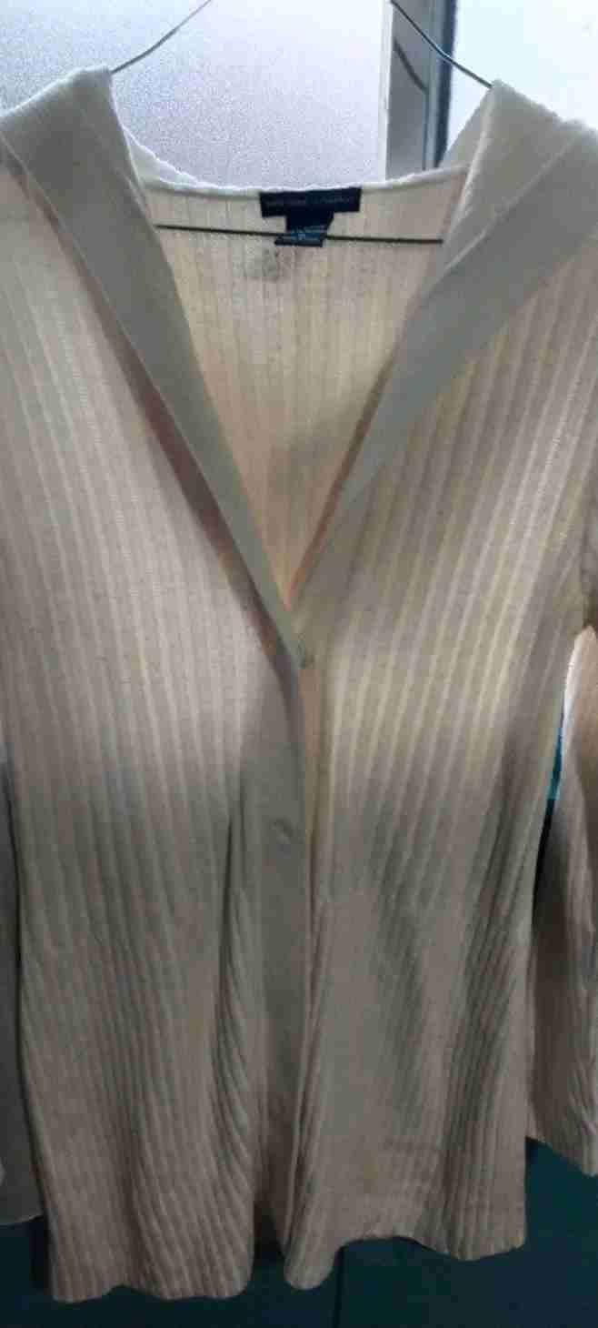 Falda verde claro con pliegues - miniatura 3