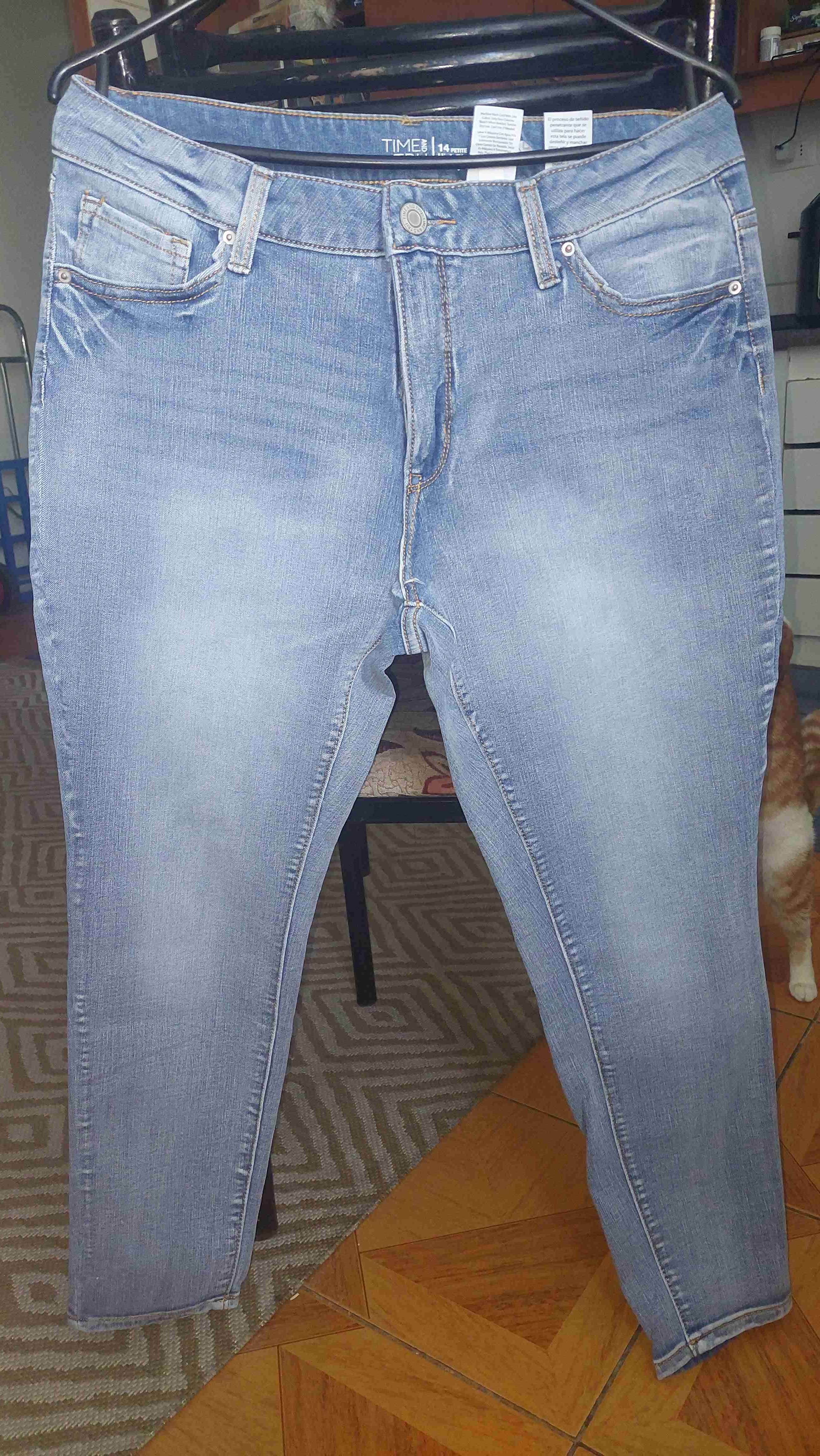 Jeans azul claro mujer Marca Time and Tru - 1