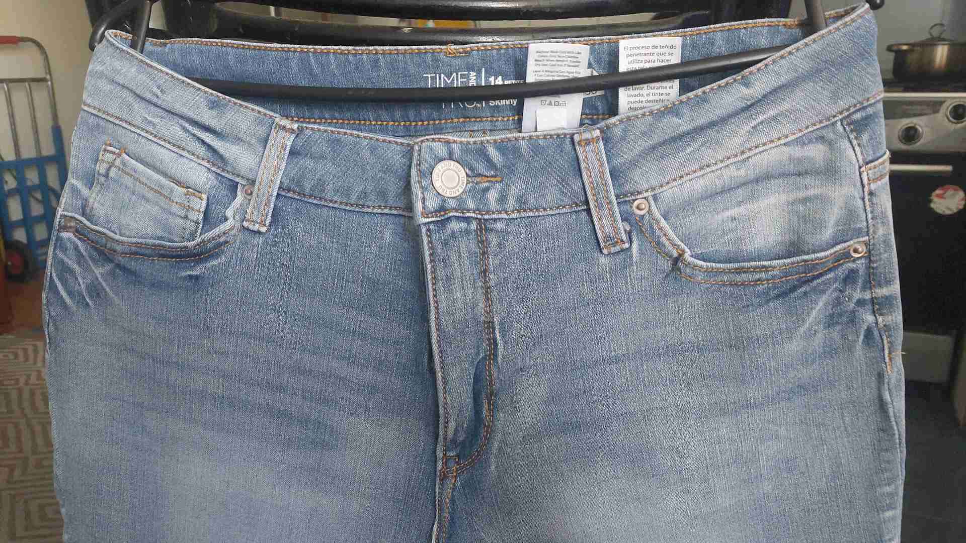 Jeans azul claro mujer Marca Time and Tru - 3