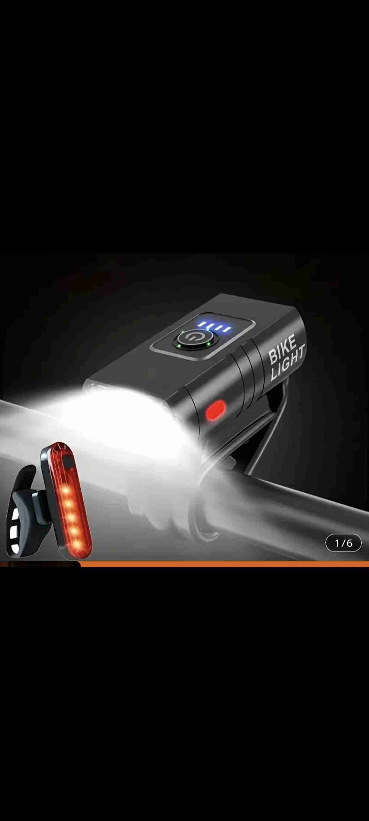 Kit luz delantera+ Luz trasera para bicicletas 100 - 1