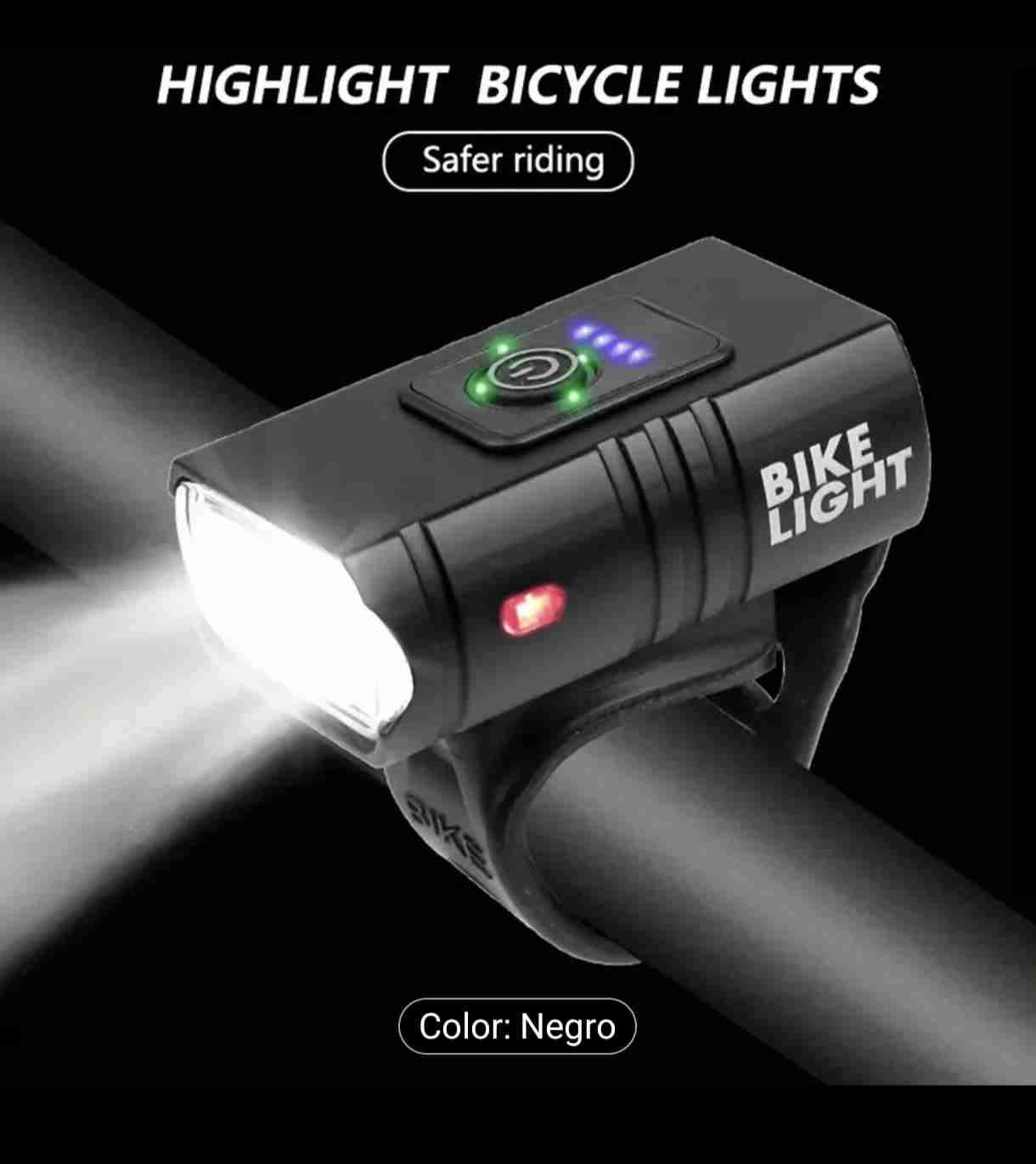 Kit luz delantera+ Luz trasera para bicicletas 100 - 3