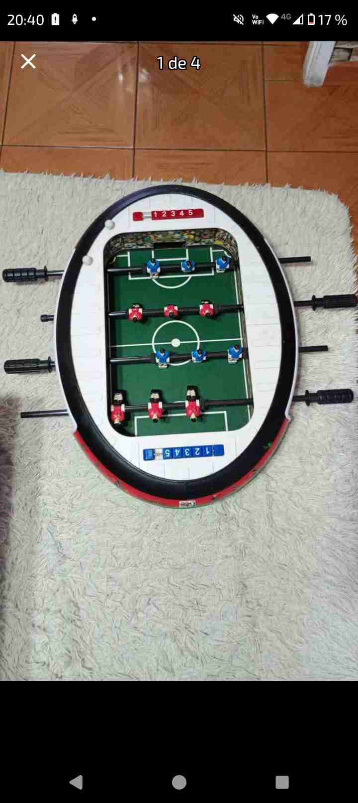 Mini mesa de futbolito compacto - miniatura 2