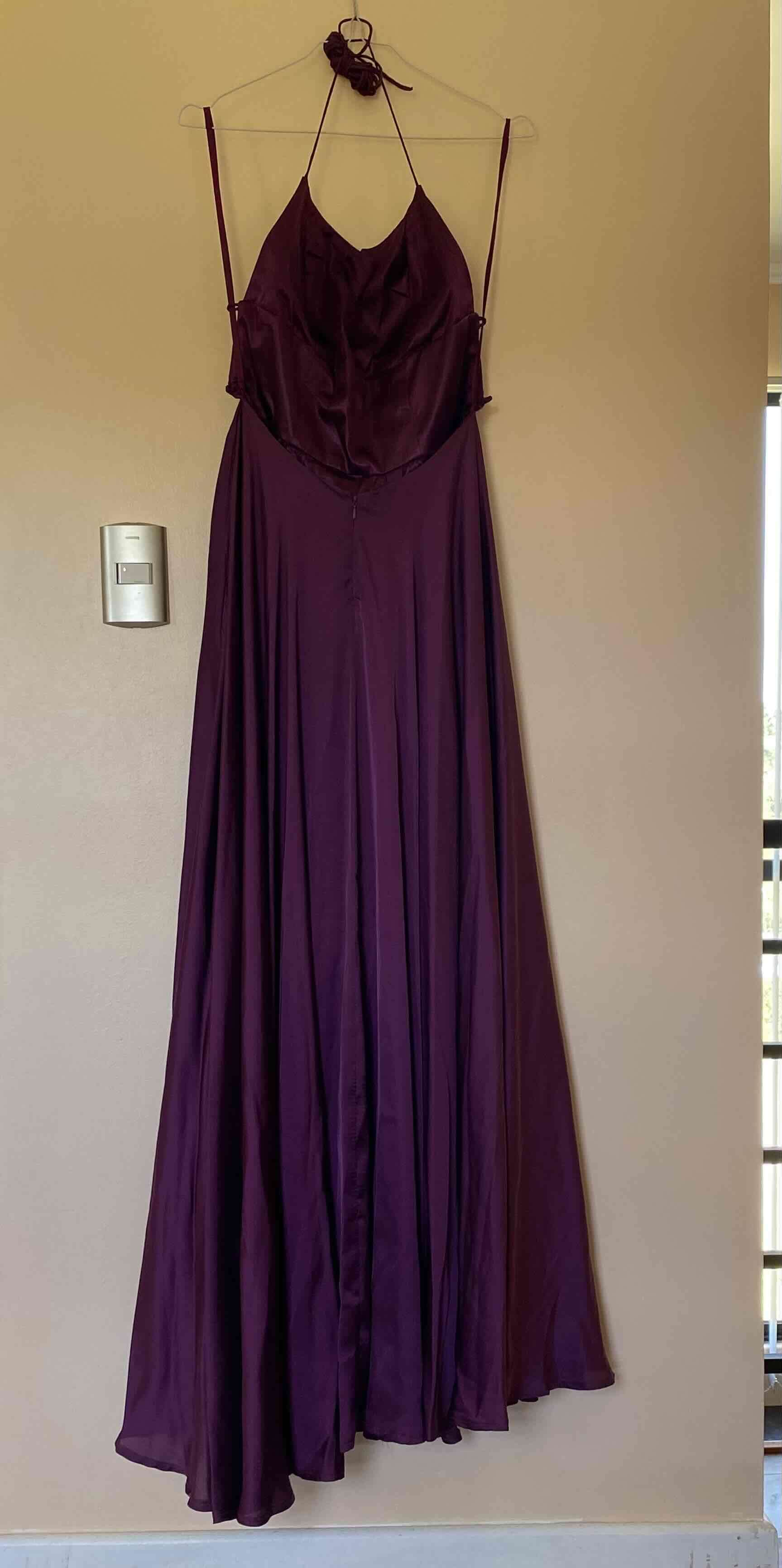 Vestido Fiesta color morado - 4