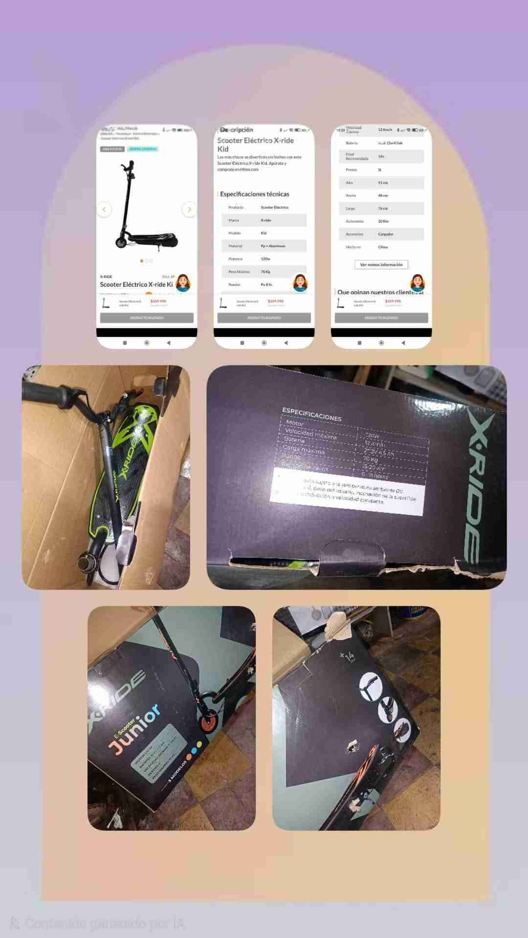 Scooter Eléctrico X-ride Kid - miniatura 1