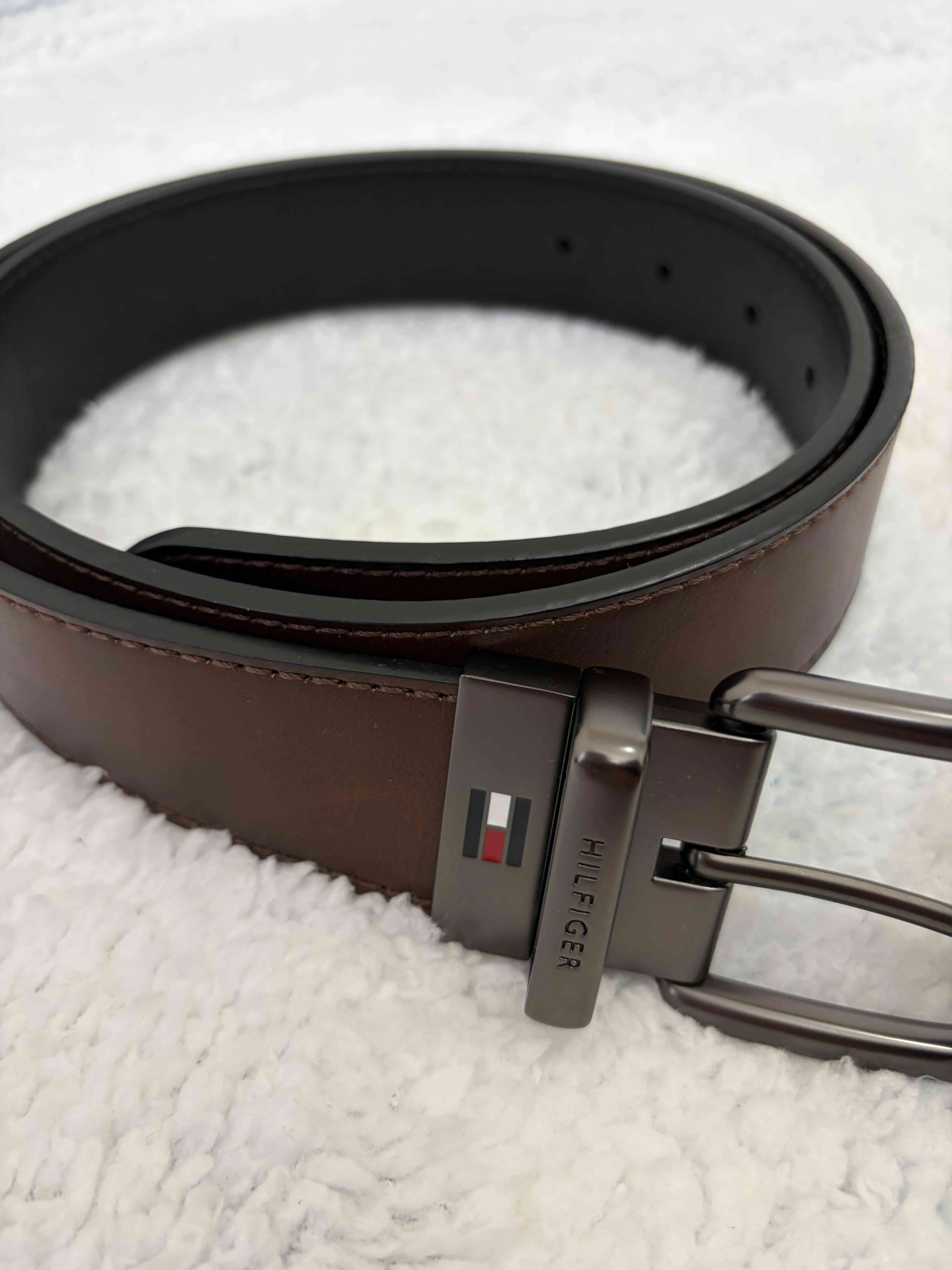 Cinturón marrón Hilfiger - miniatura 1