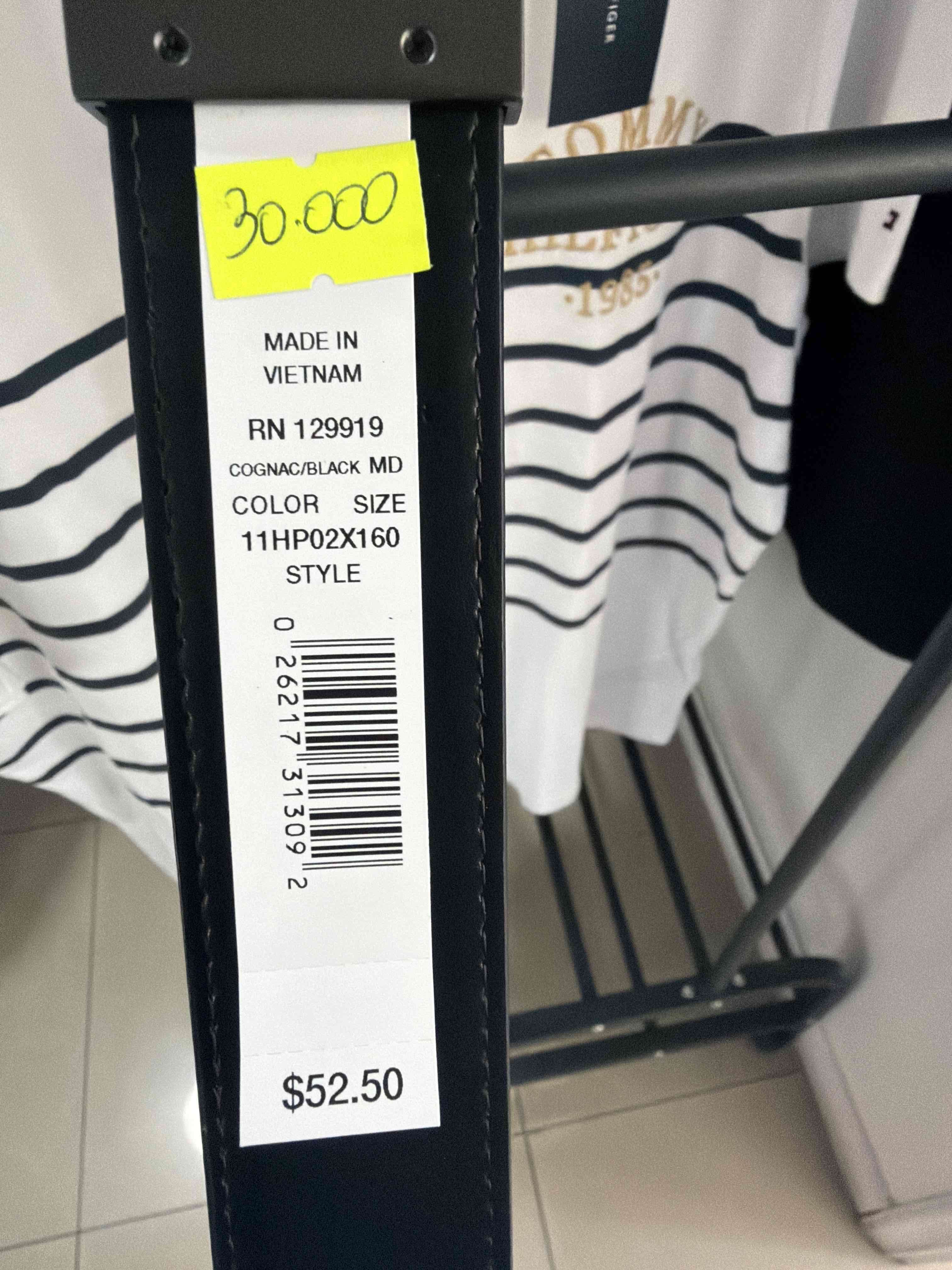 Cinturón marrón Hilfiger - miniatura 4