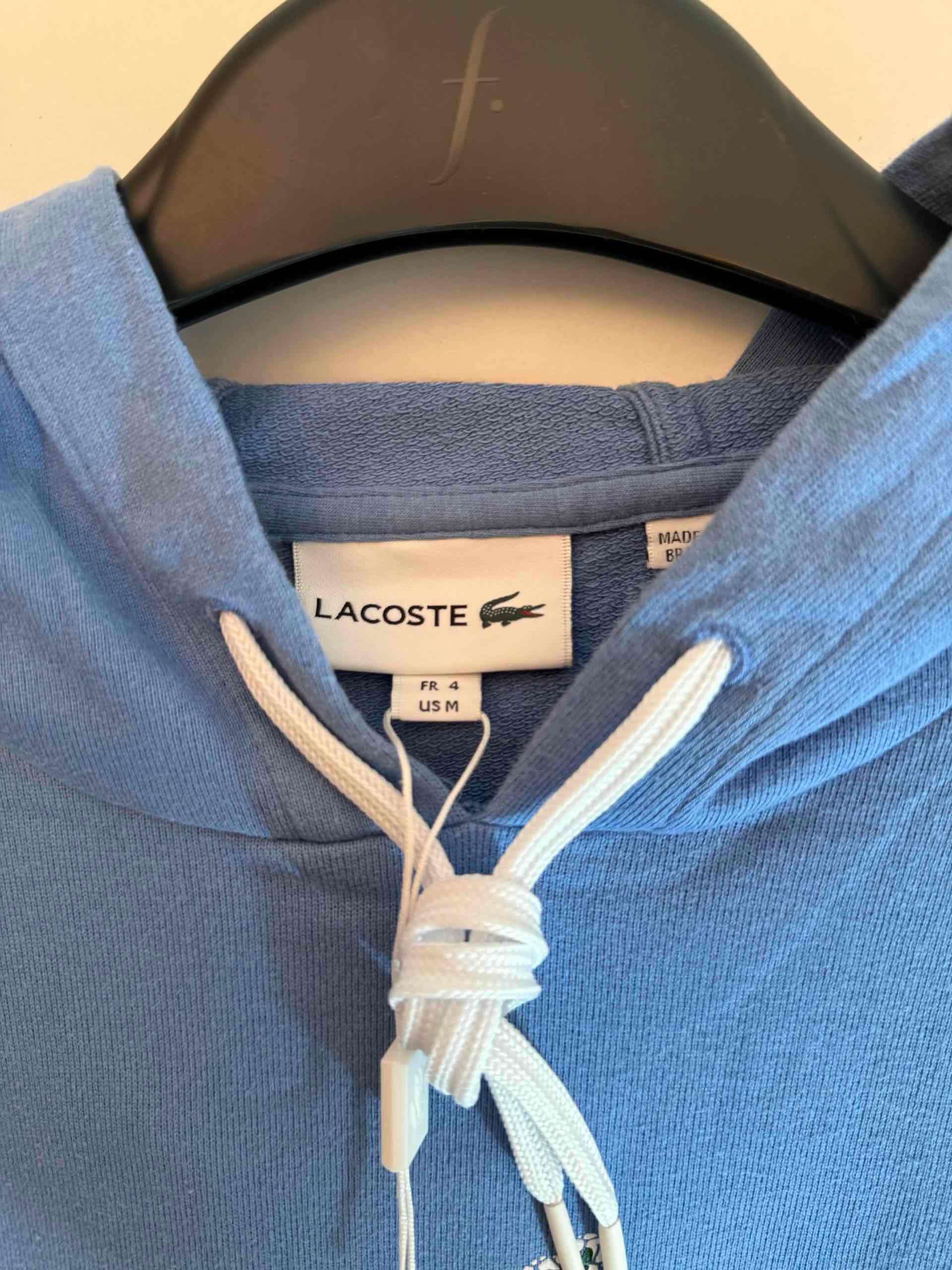 Polerón azul Lacoste con capucha 🐊 - miniatura 2