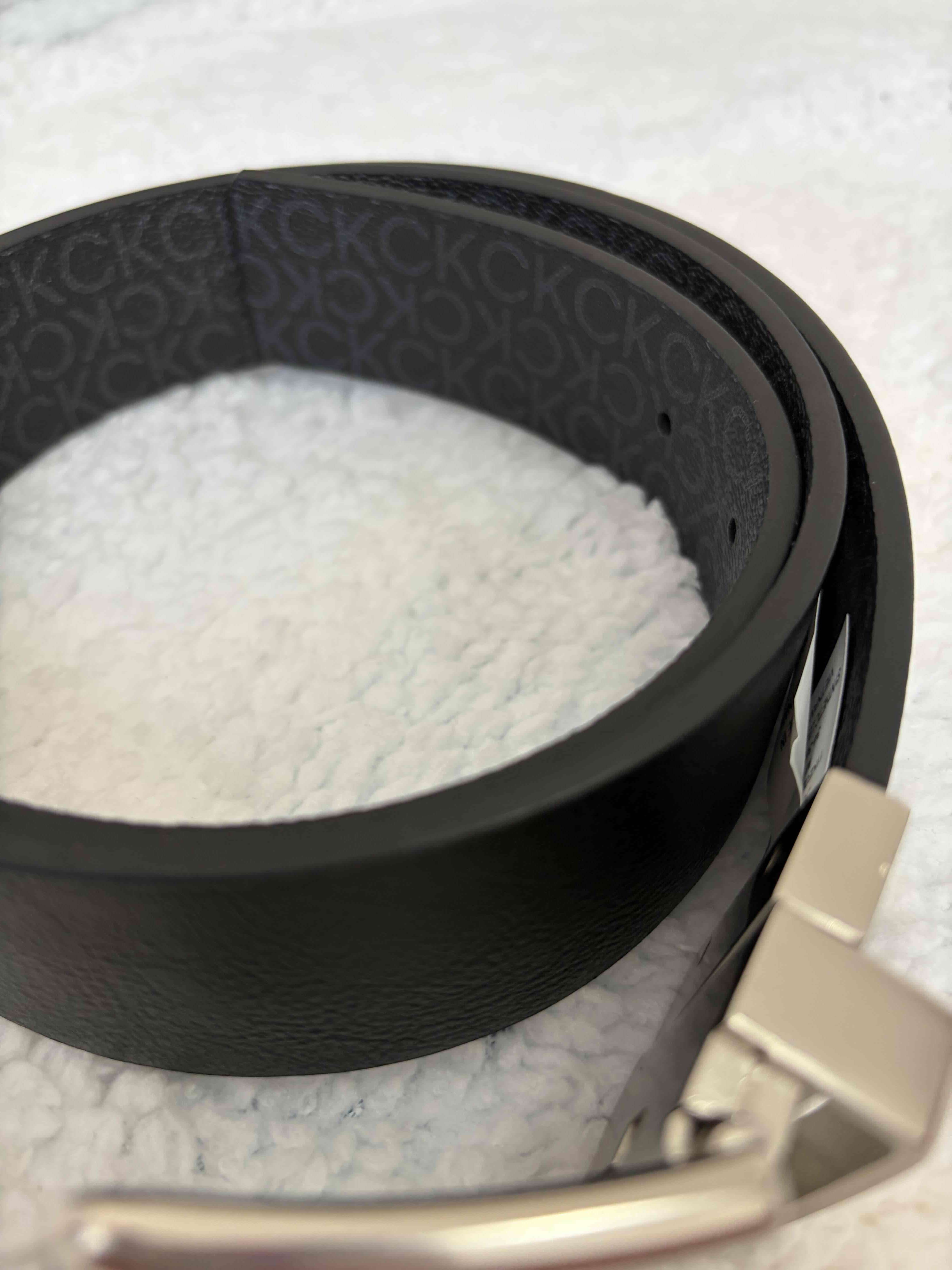 Cinturón negro elegante CK - miniatura 2