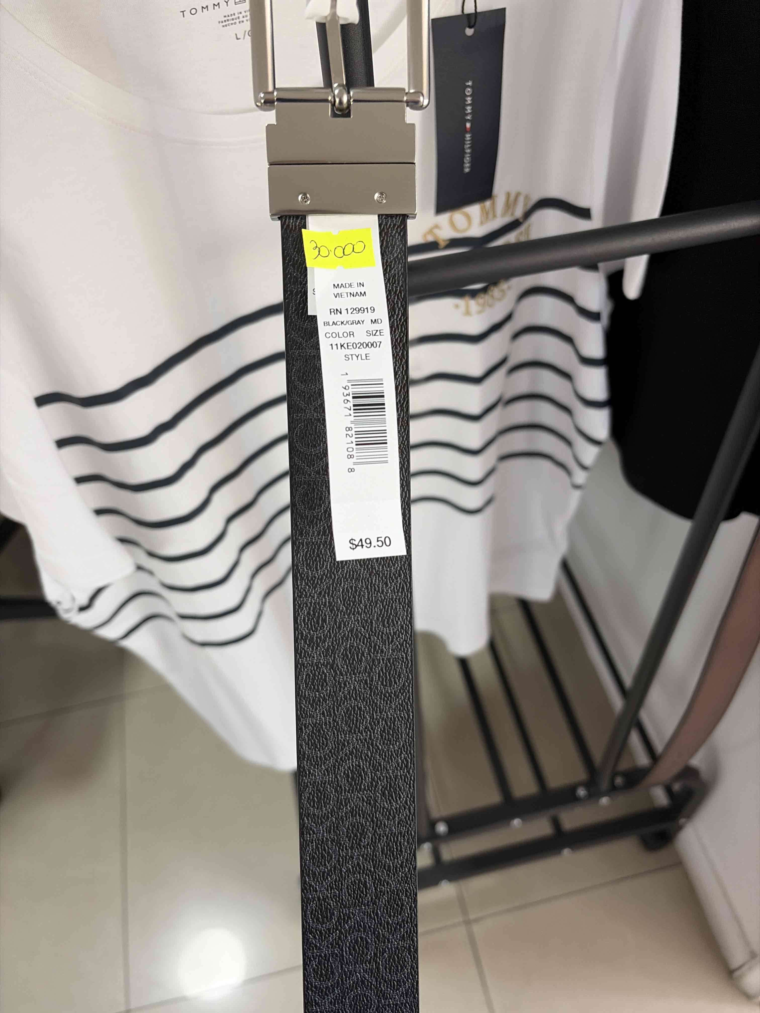 Cinturón negro elegante CK - miniatura 5