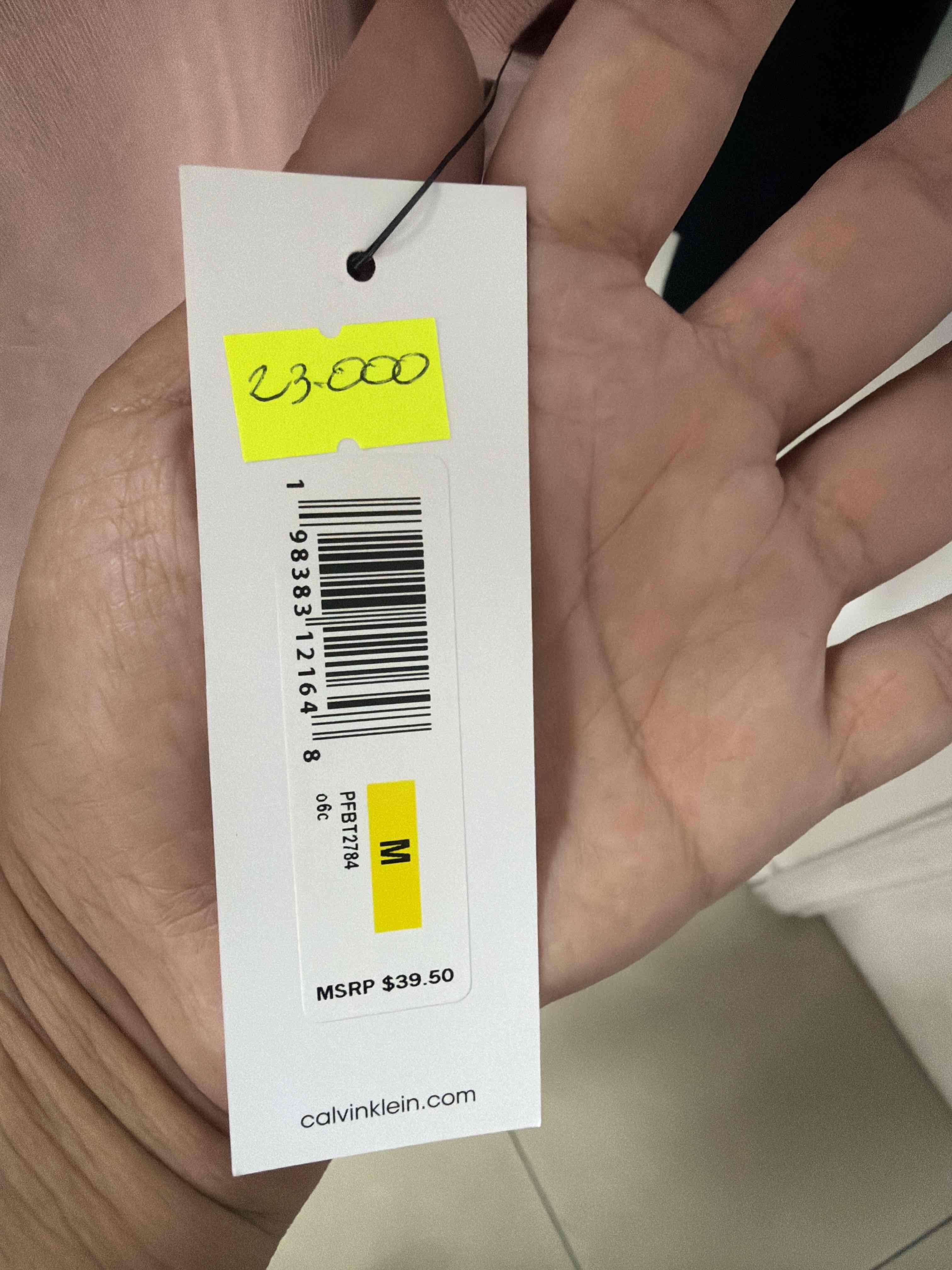 Polera rosa Calvin Klein - miniatura 3