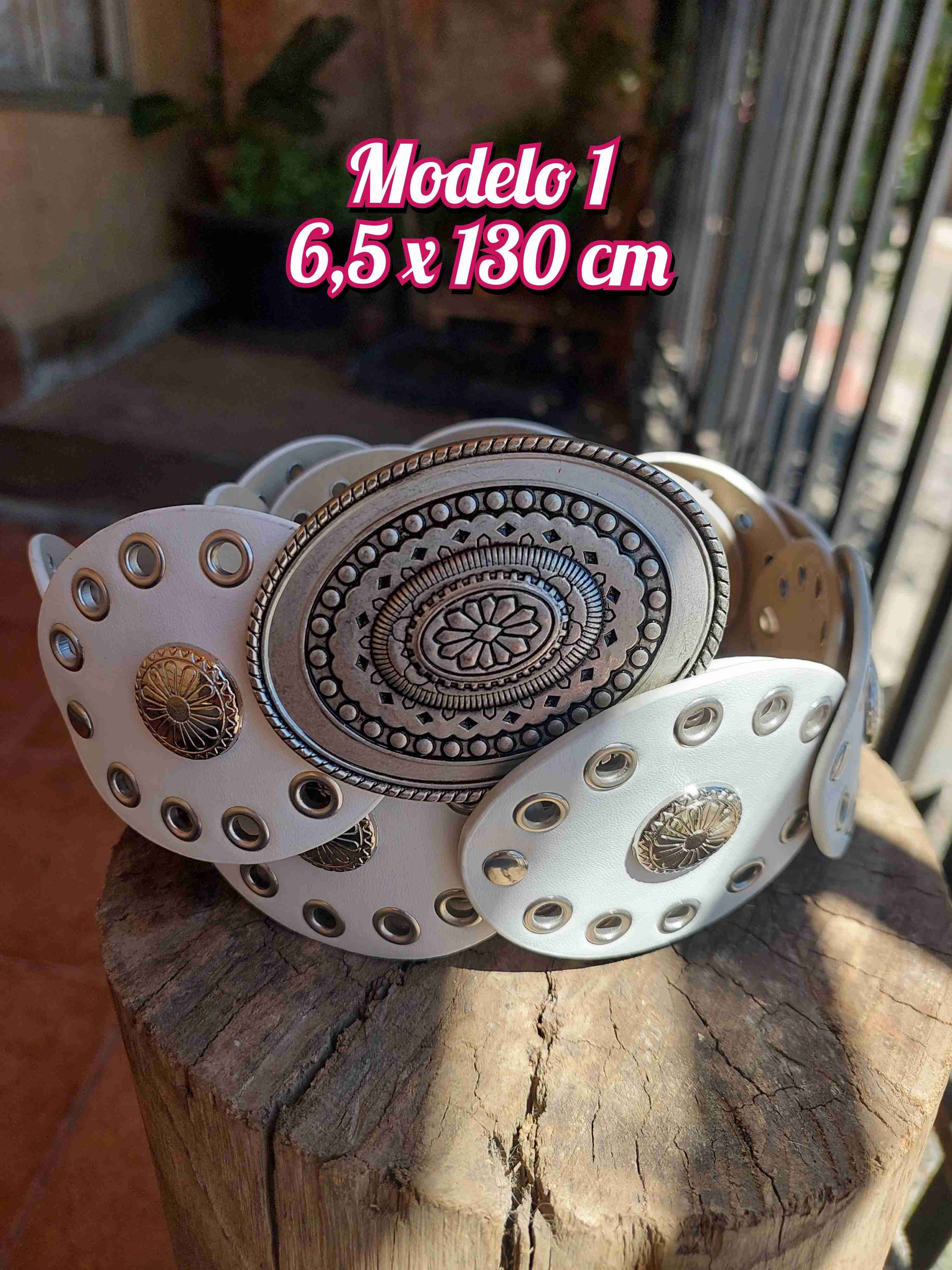 Cinturón con hebilla metálica - 2