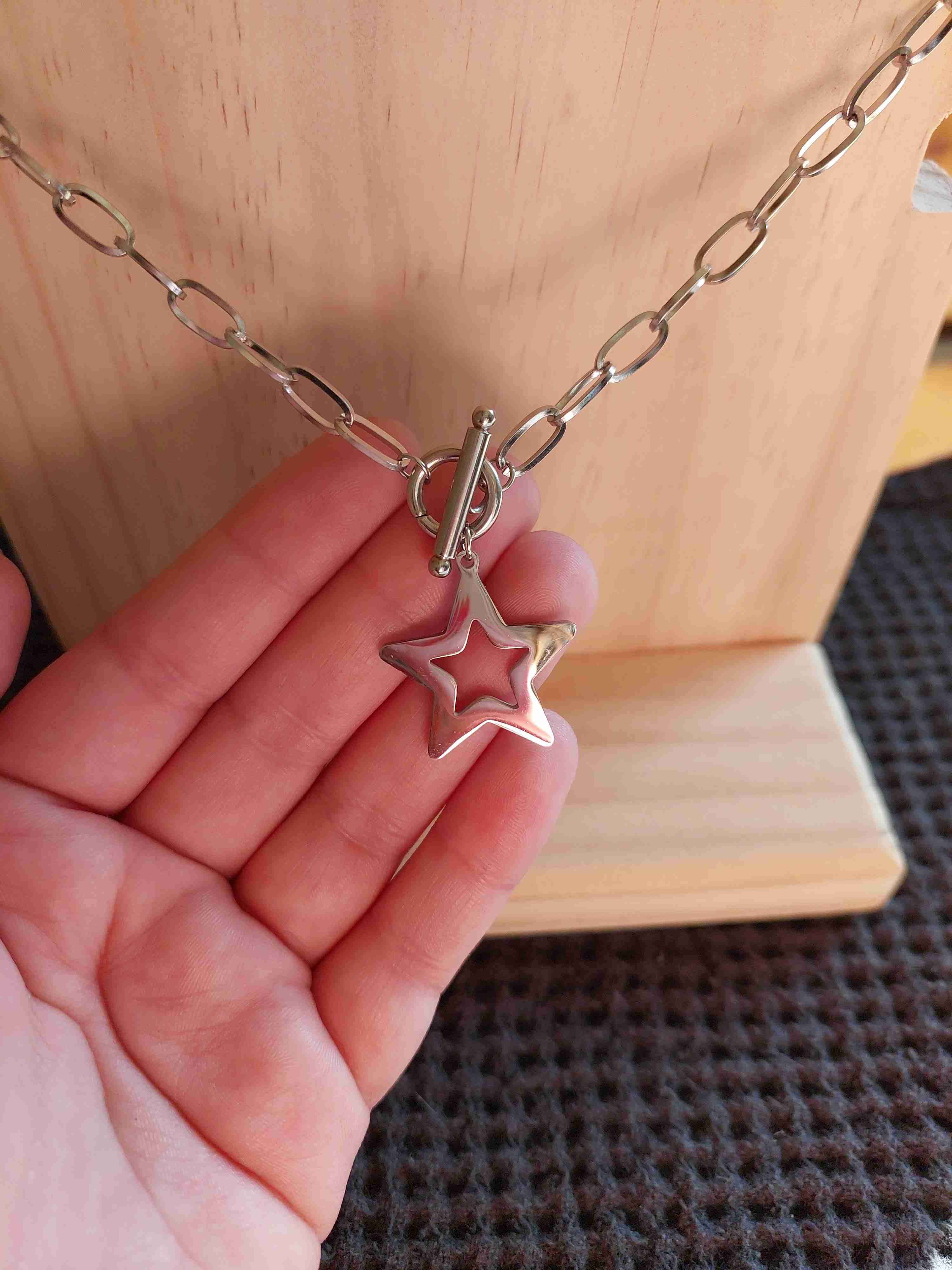 Collar de cadena acero inoxidable - 3