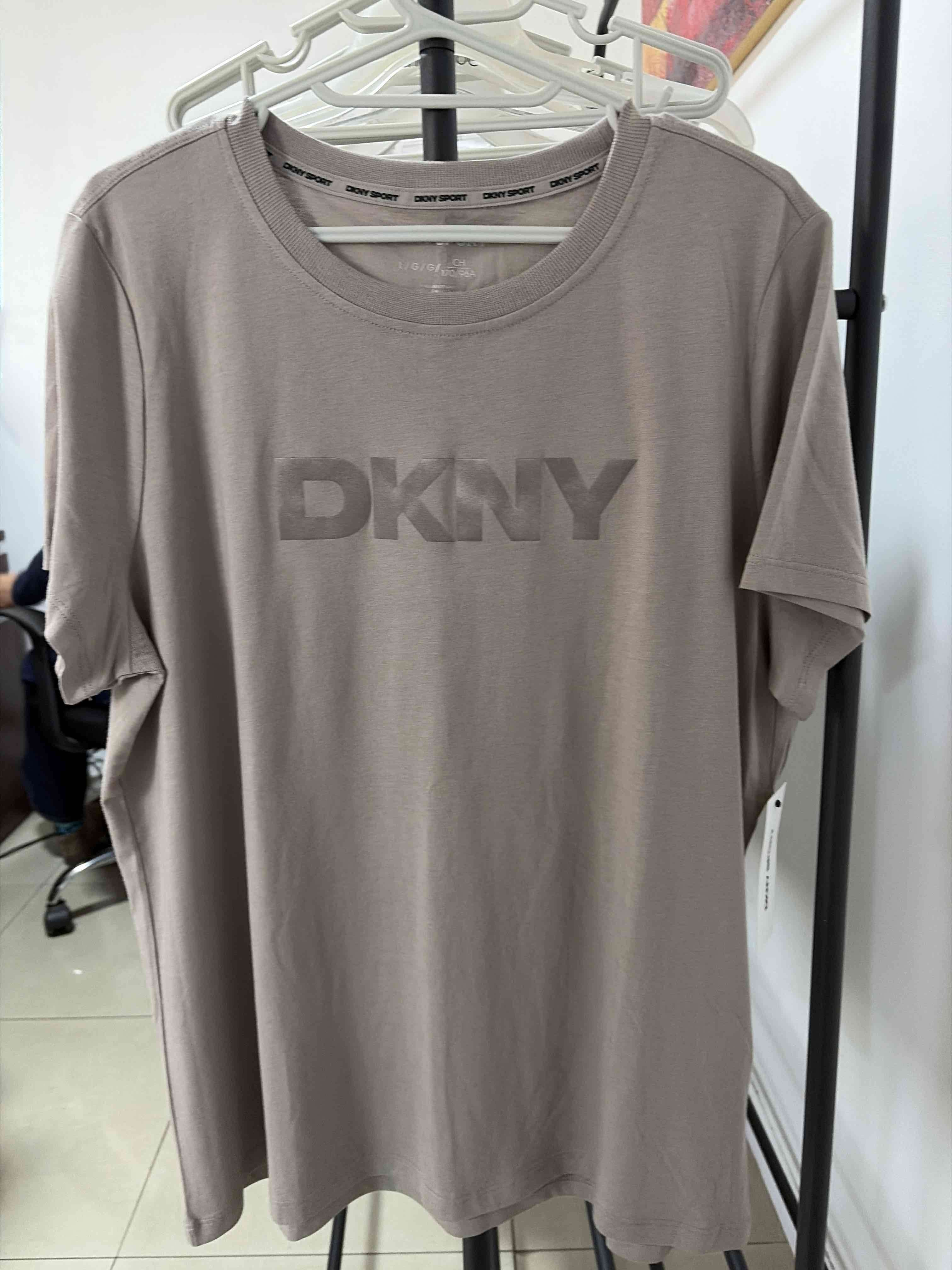 Polera DKNY gris claro - miniatura 1