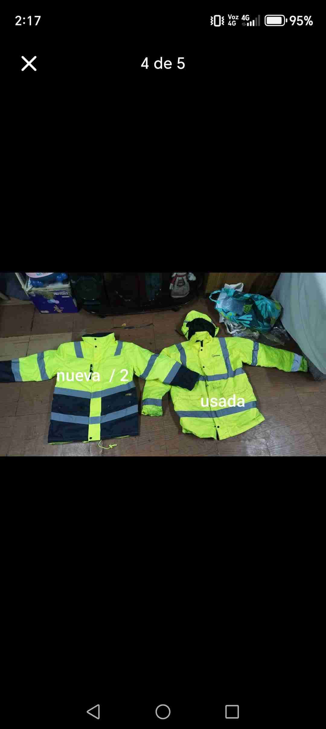 Chaquetas reflectantes seguridad