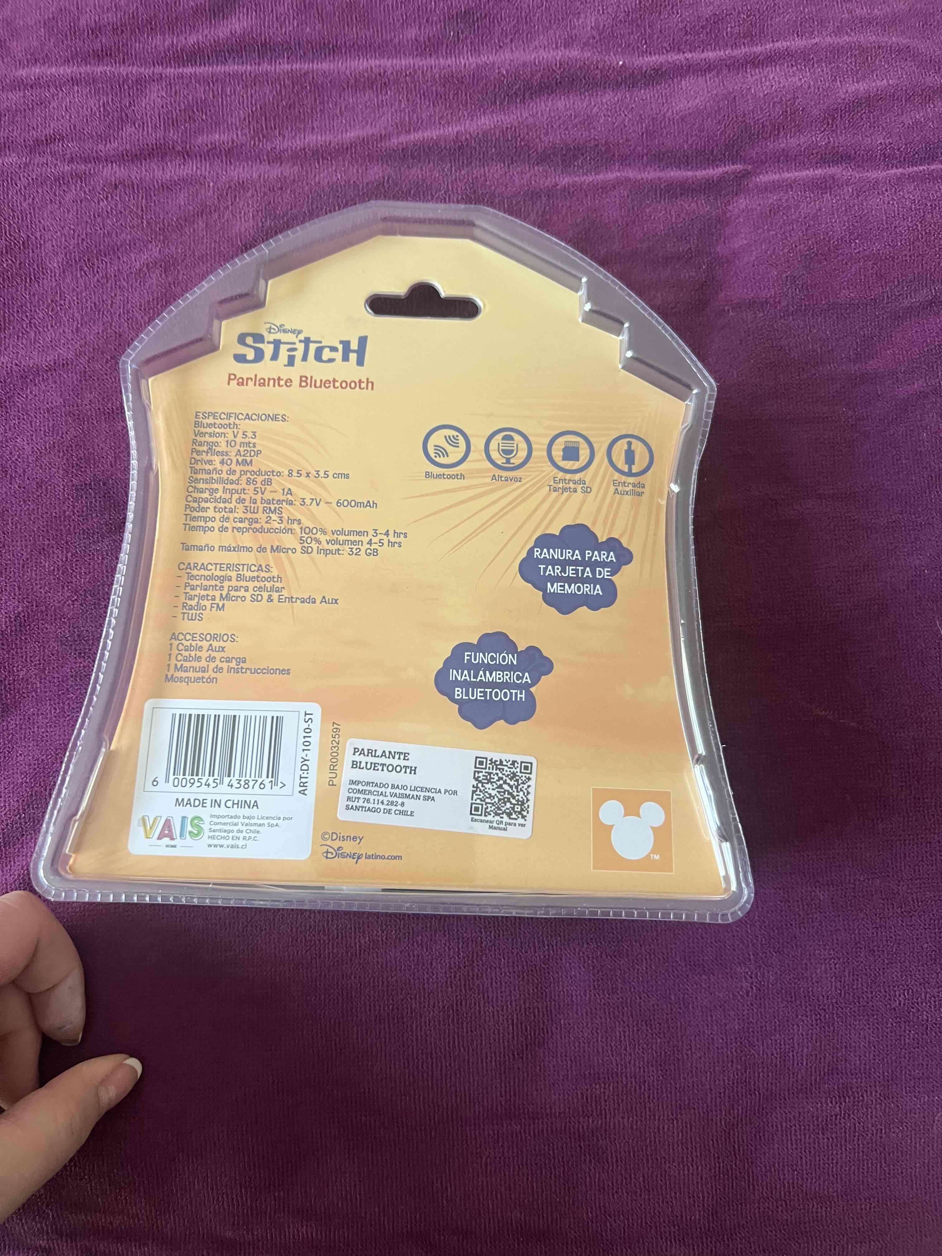 Parlante Bluetooth Disney Stitch - miniatura 2