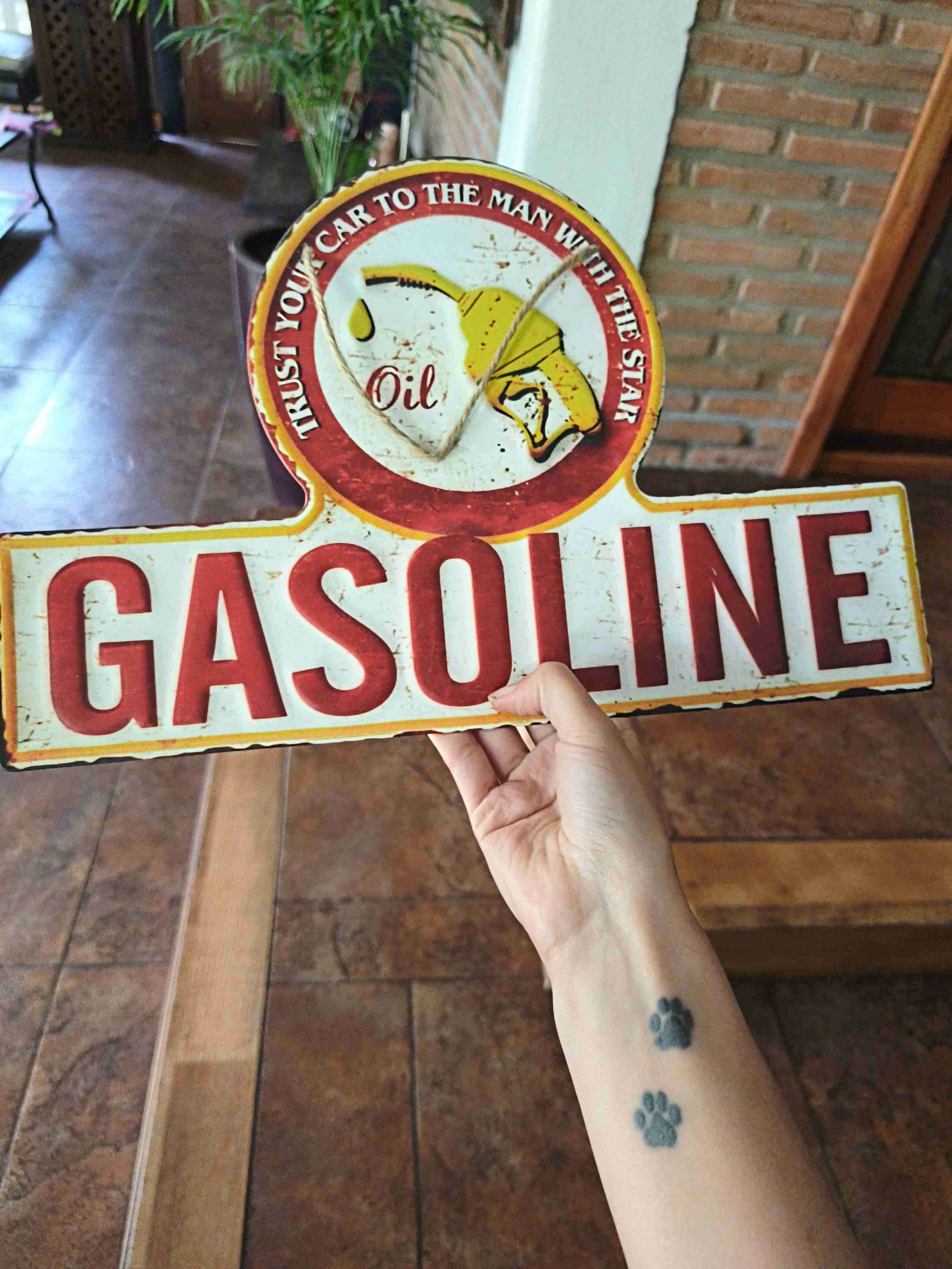 Decoración surtidor Route 66 + cártel de Gasolina - miniatura 5