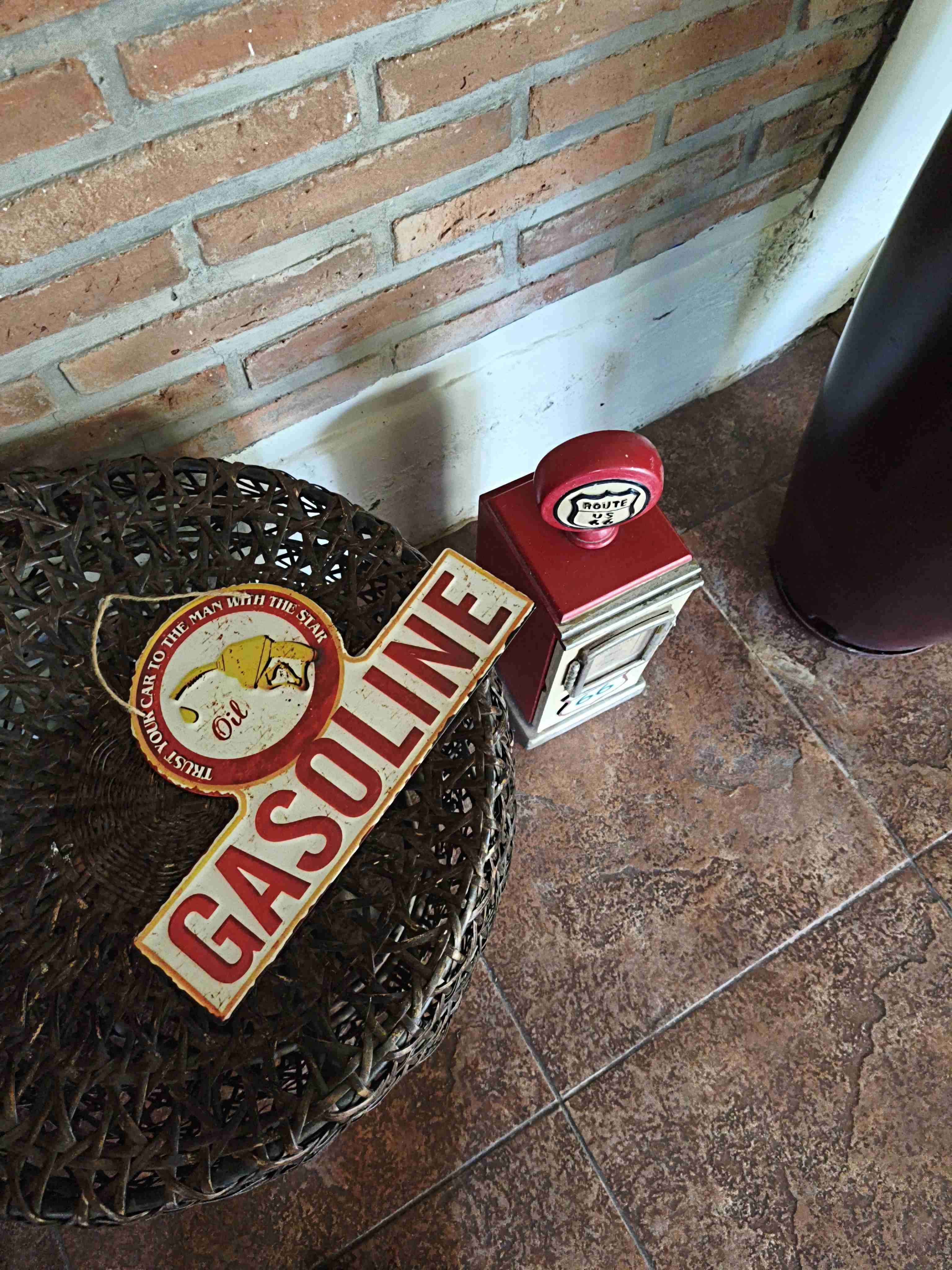 Decoración surtidor Route 66 + cártel de Gasolina - miniatura 6