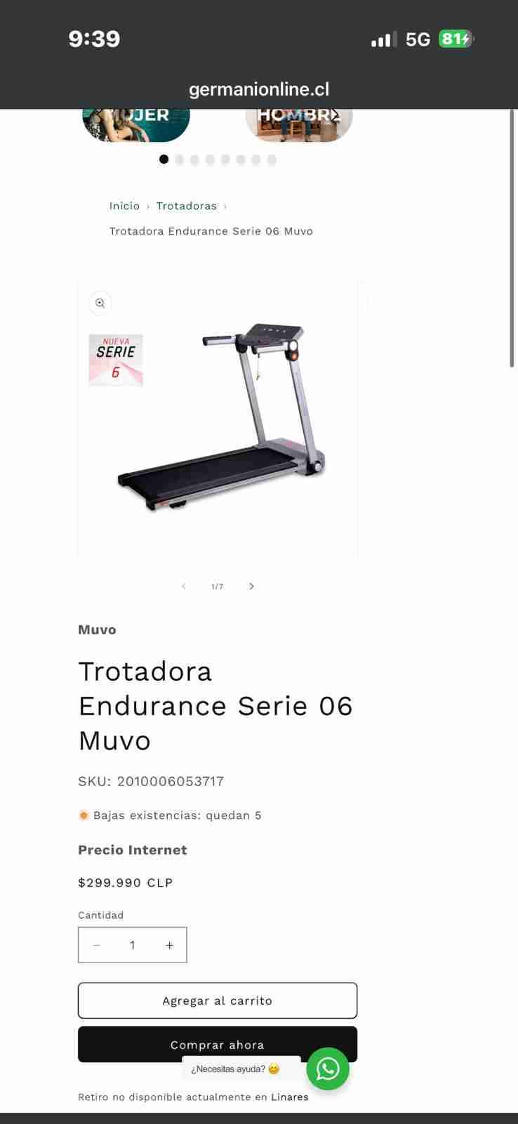 Caminadora eléctrica plegable - miniatura 3