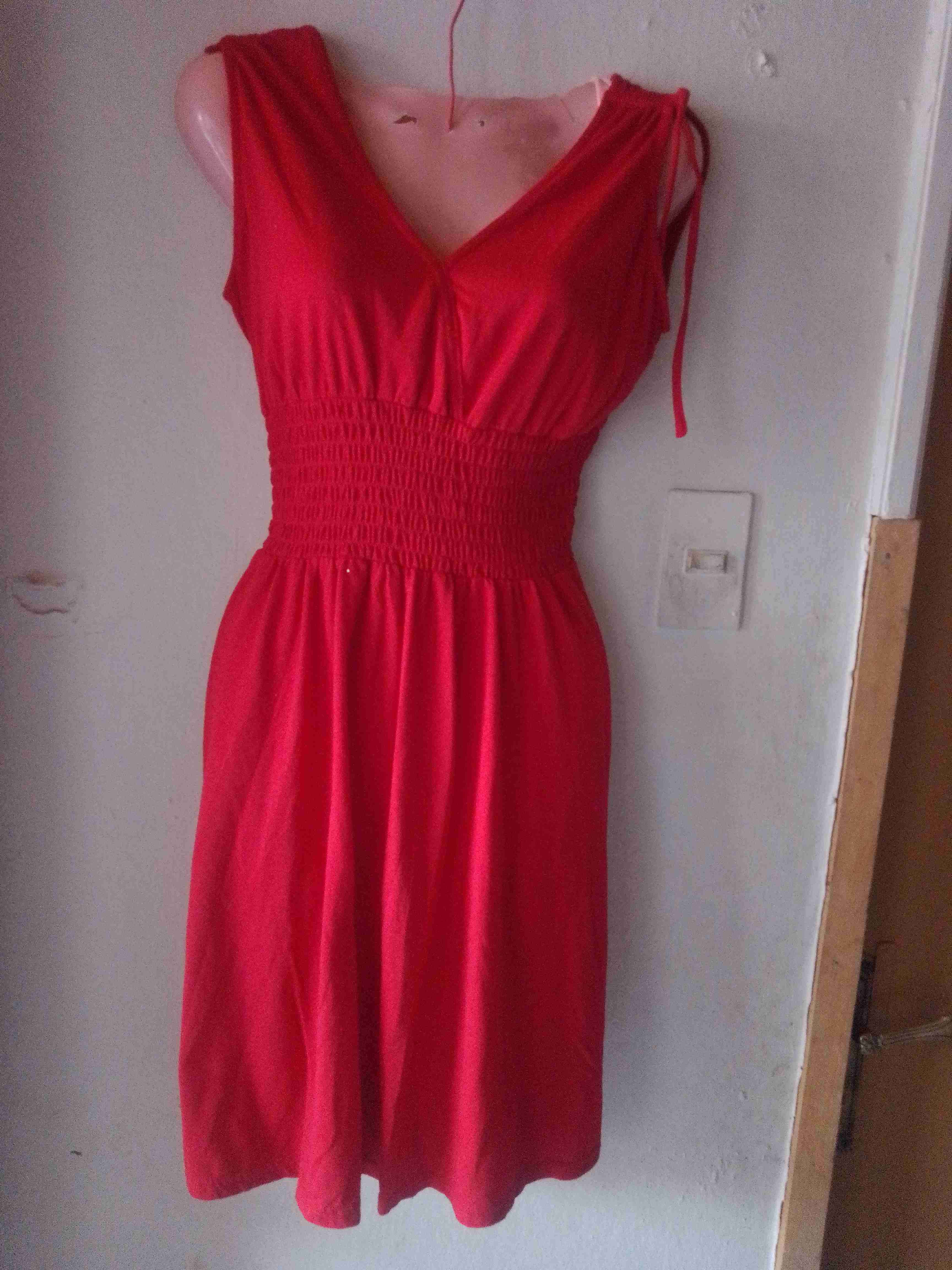 Vestido rojo casual - 1