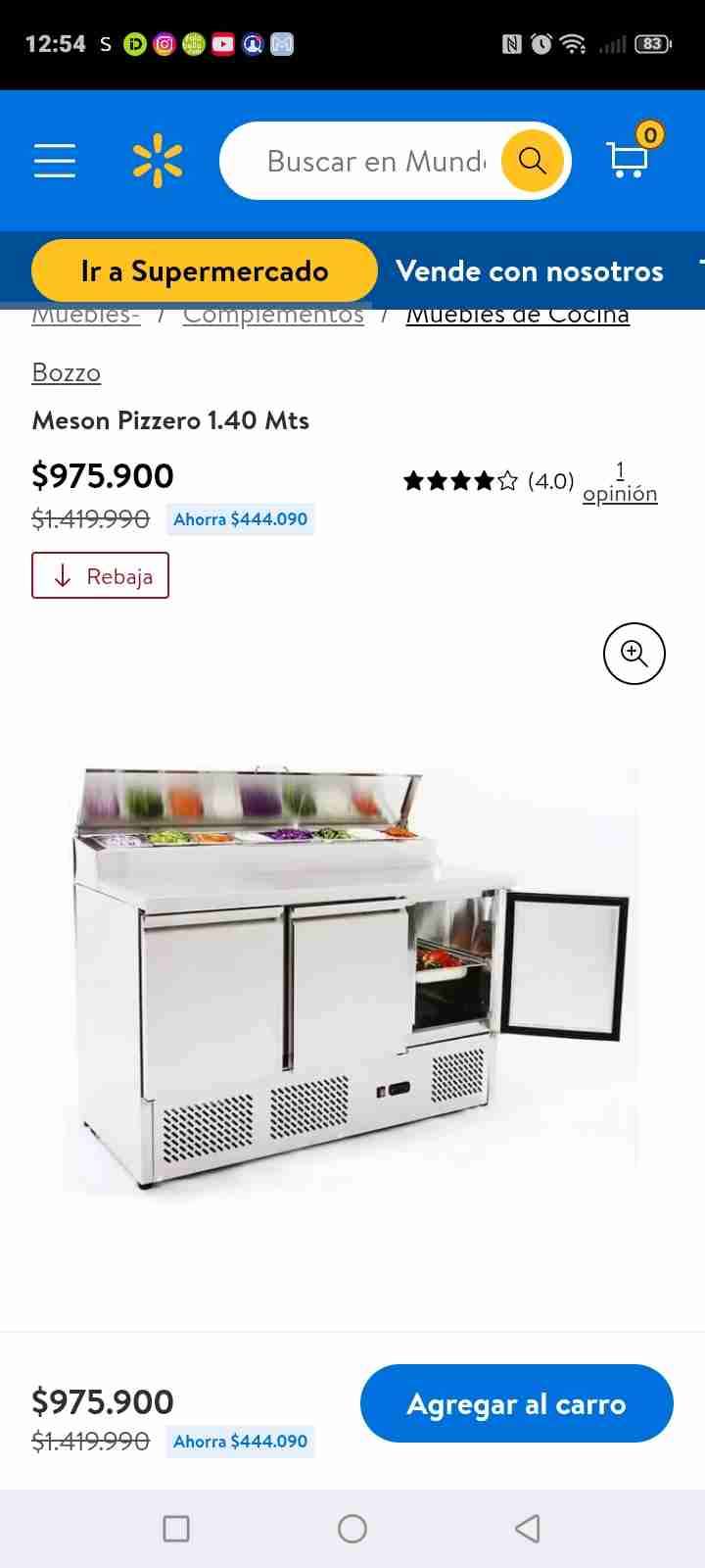 Refrigerador industrial de acero inoxidable - miniatura 5