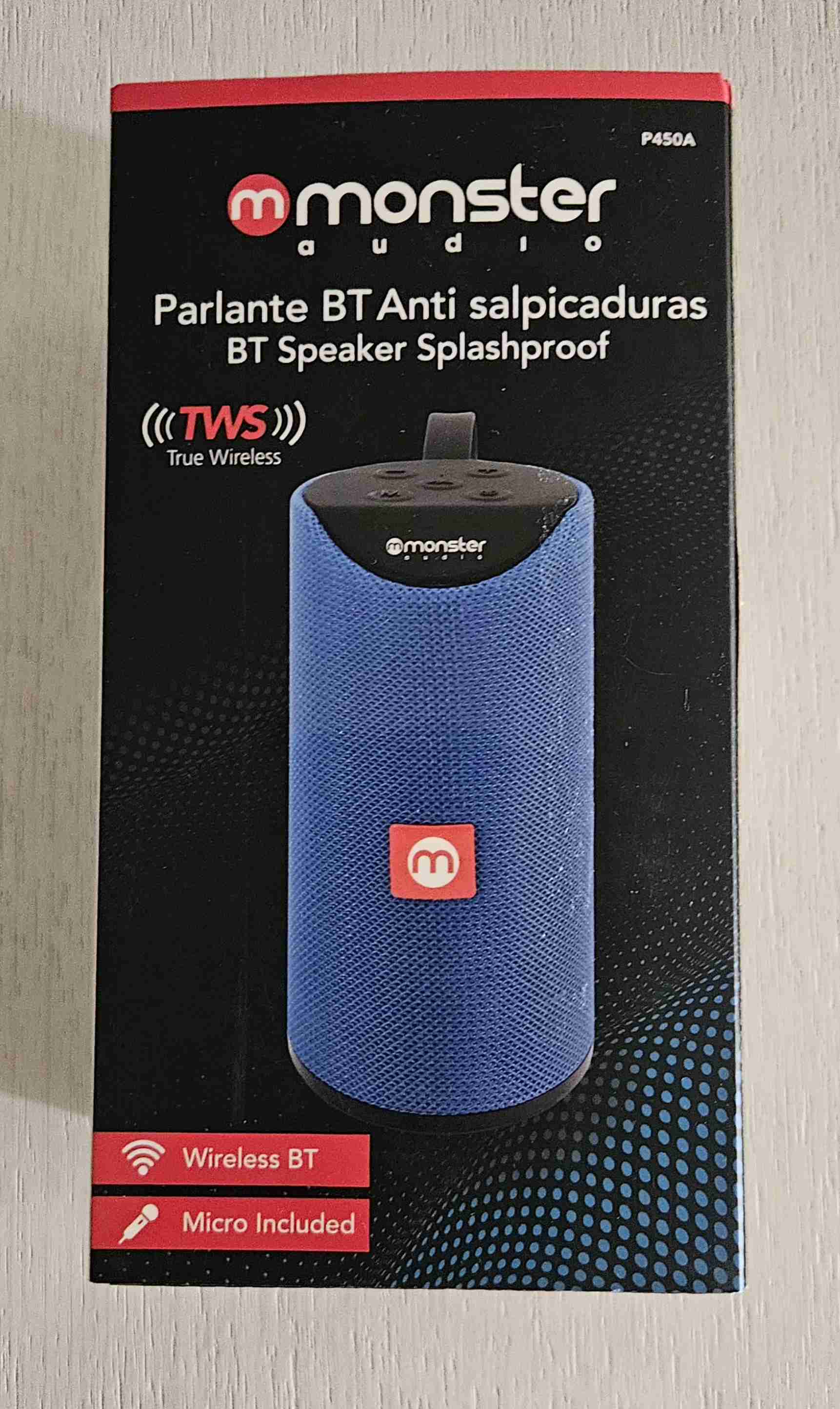 Parlante Bluetooth Monster Azul - miniatura 1