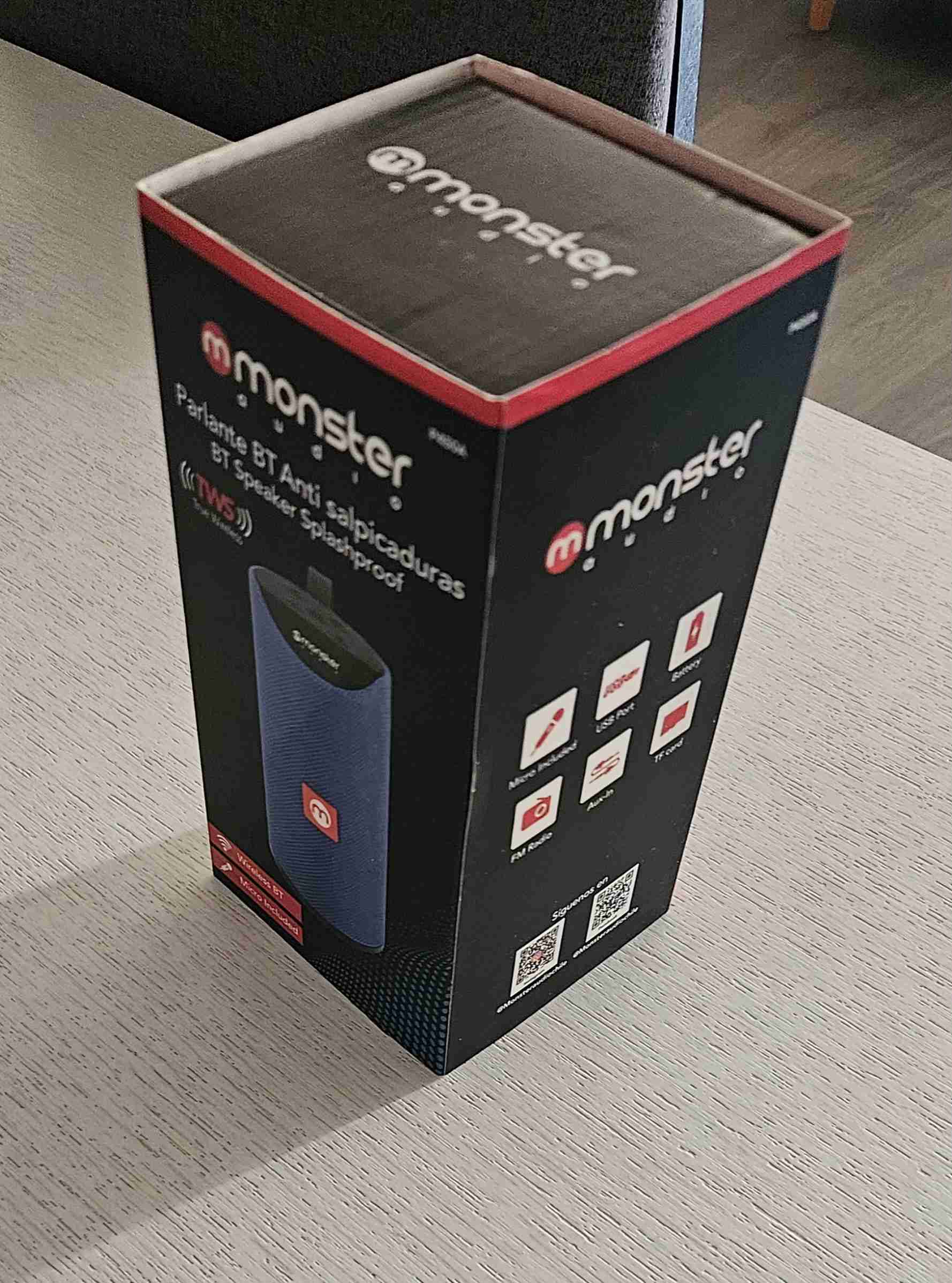 Parlante Bluetooth Monster Azul - miniatura 2