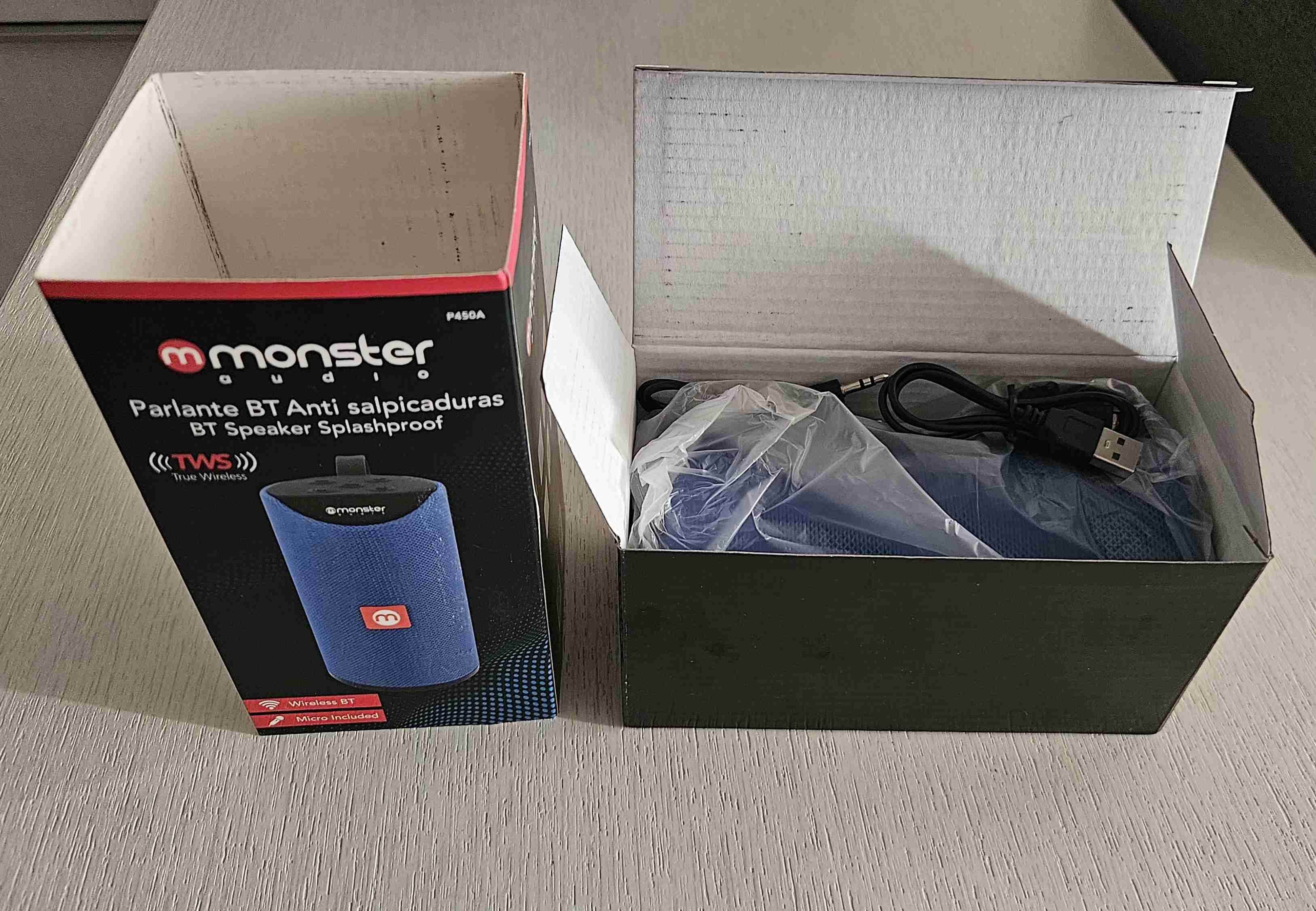 Parlante Bluetooth Monster Azul - miniatura 3