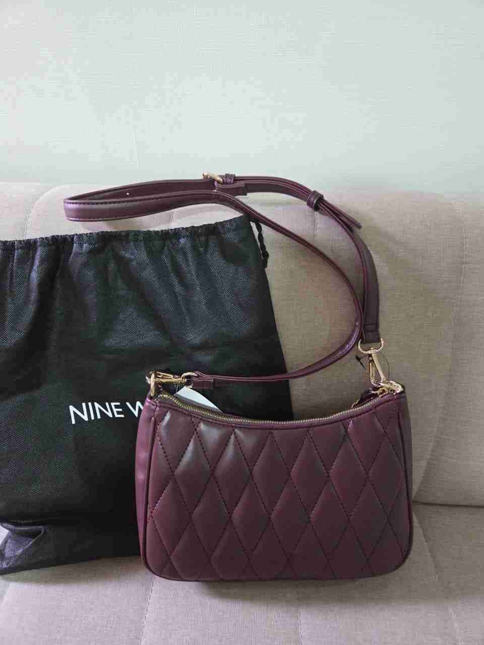 Cartera Nine West vinotinto nueva - miniatura 3
