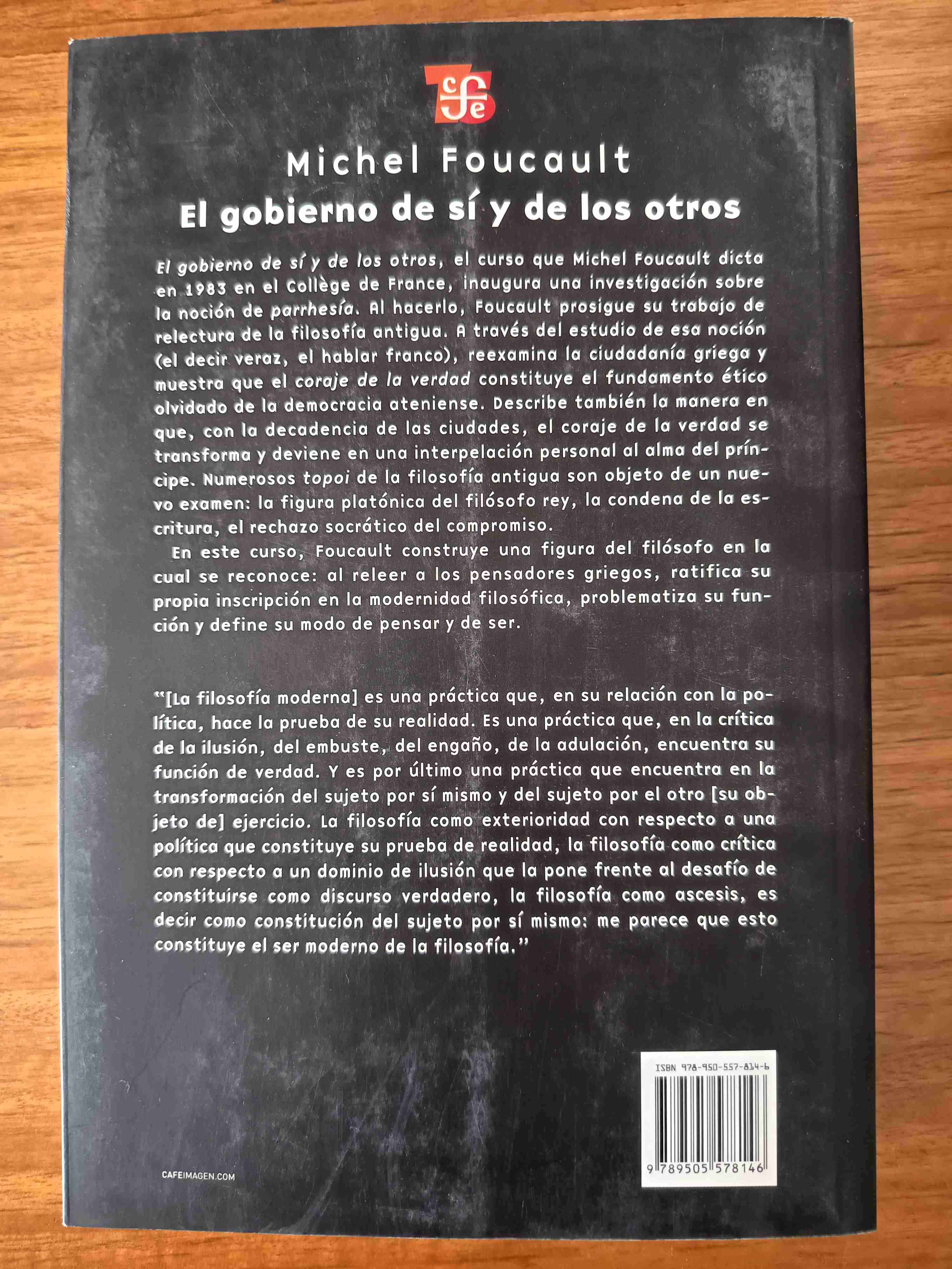 El gobierno de sí y de los otros - Michael Foucaul - miniatura 2