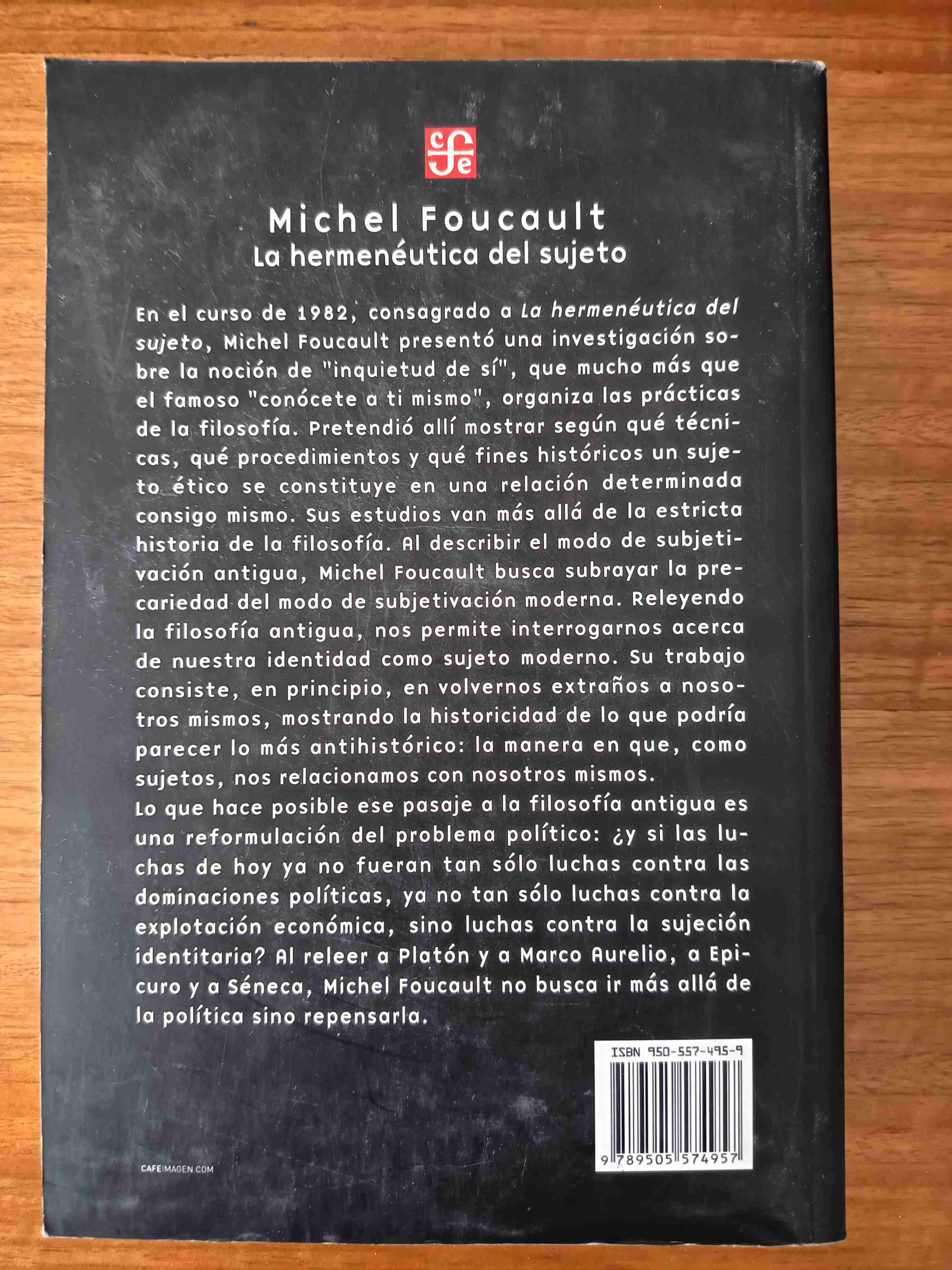 La hermenéutica del sujeto - Michael Foucault - miniatura 2