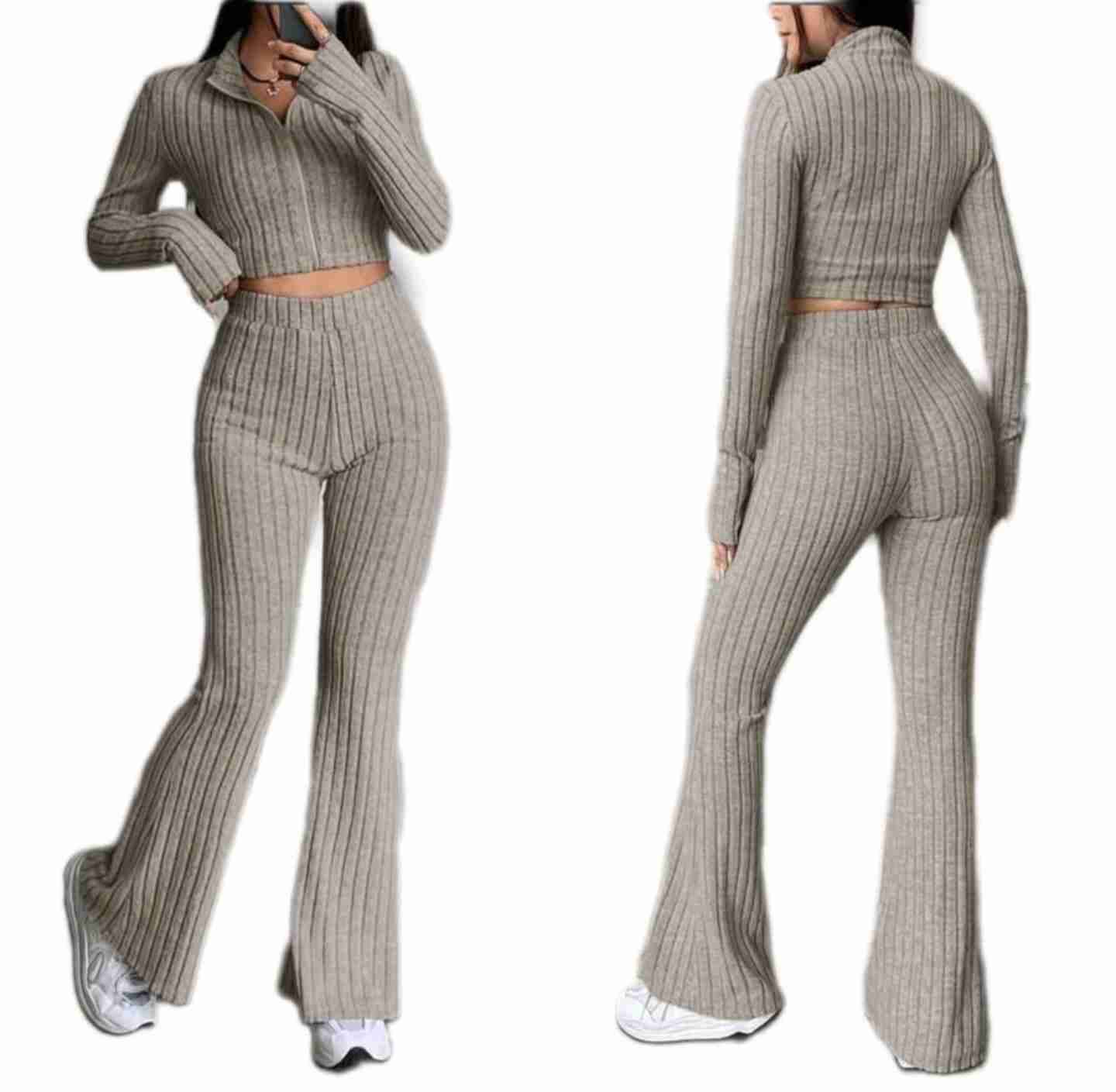 Conjunto de punto beige - miniatura 3