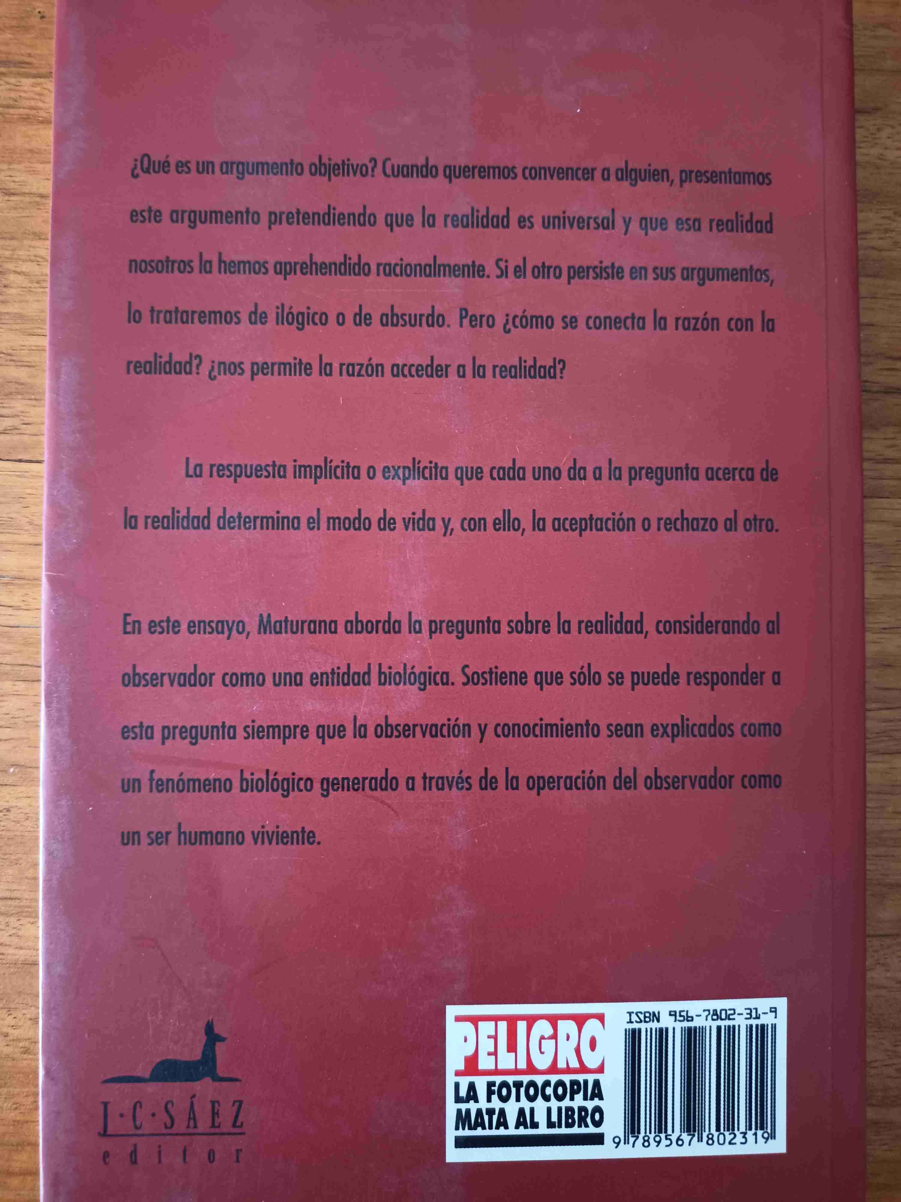 La Objetividad - Humberto Maturana - miniatura 2