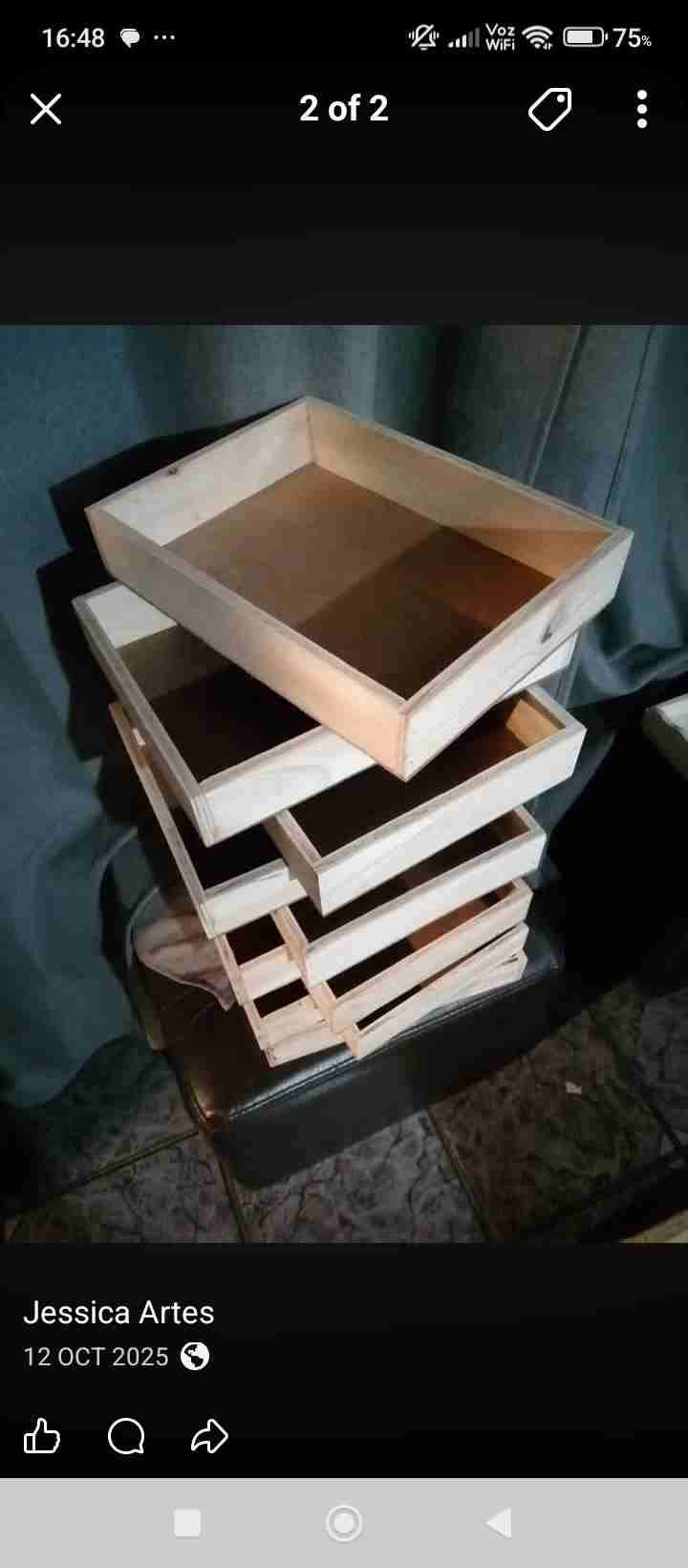 Caja decorativa de madera - miniatura 3