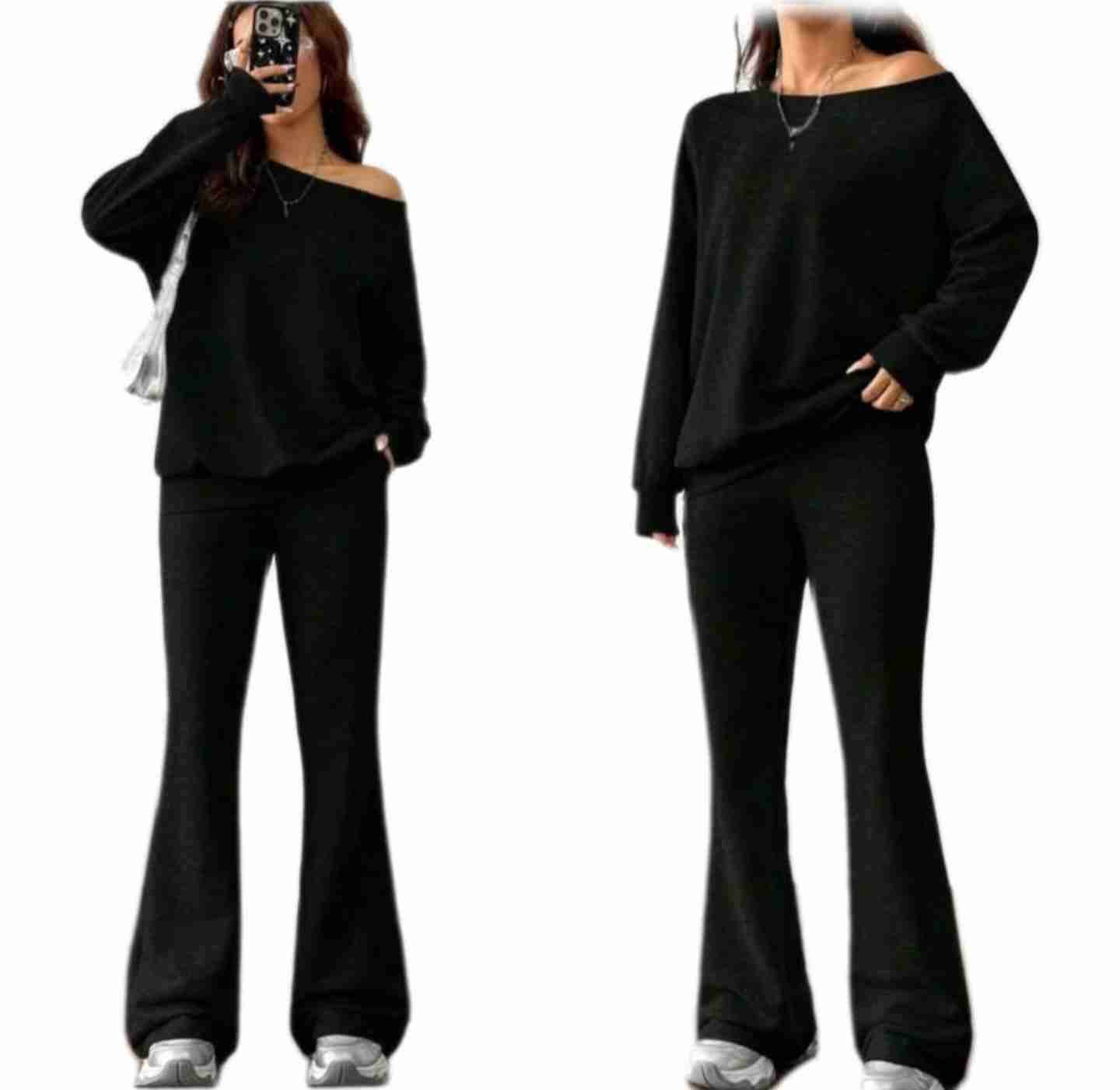 Conjunto Casual Negro - miniatura 2