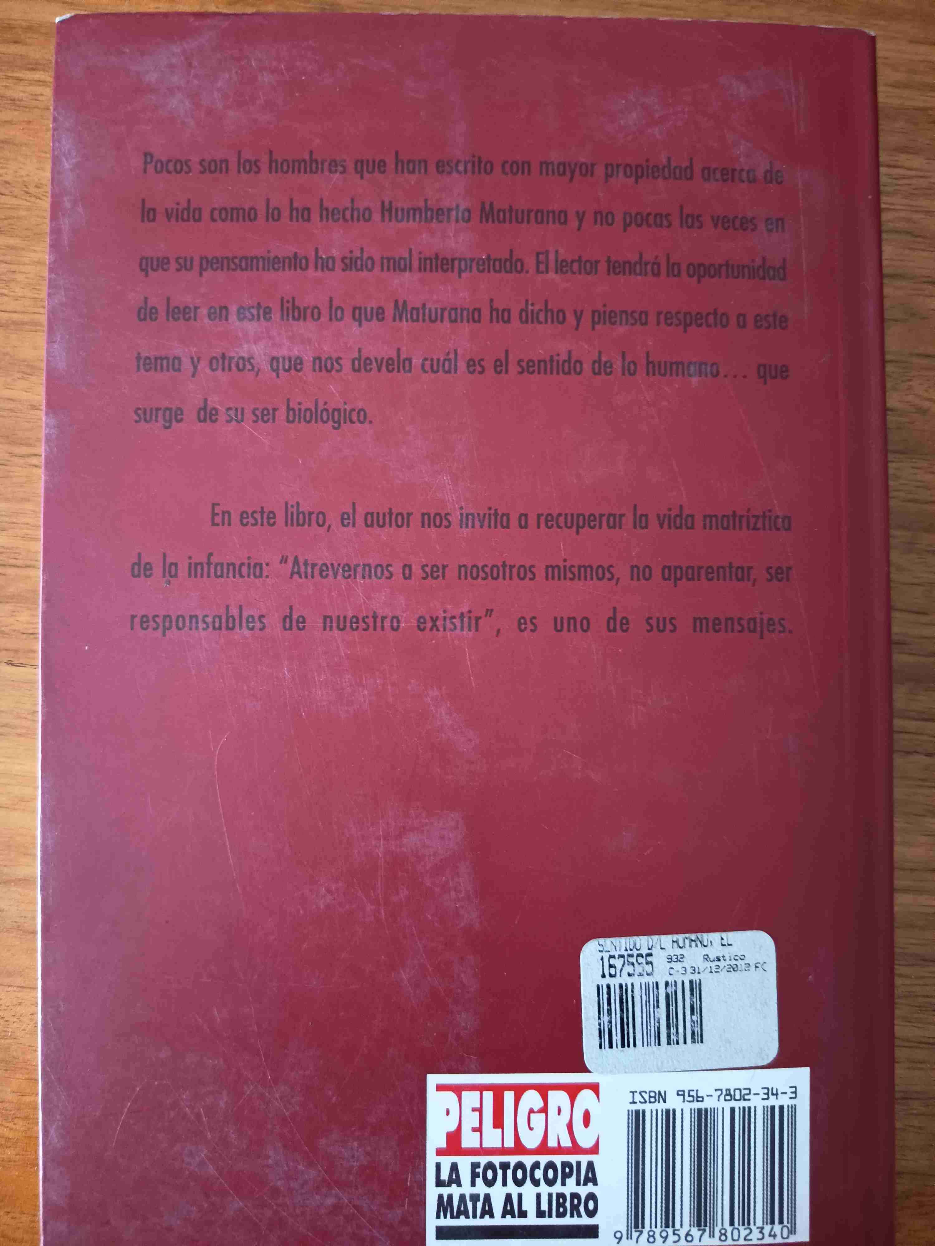 El Sentido de lo Humano - Humberto Maturana - miniatura 2