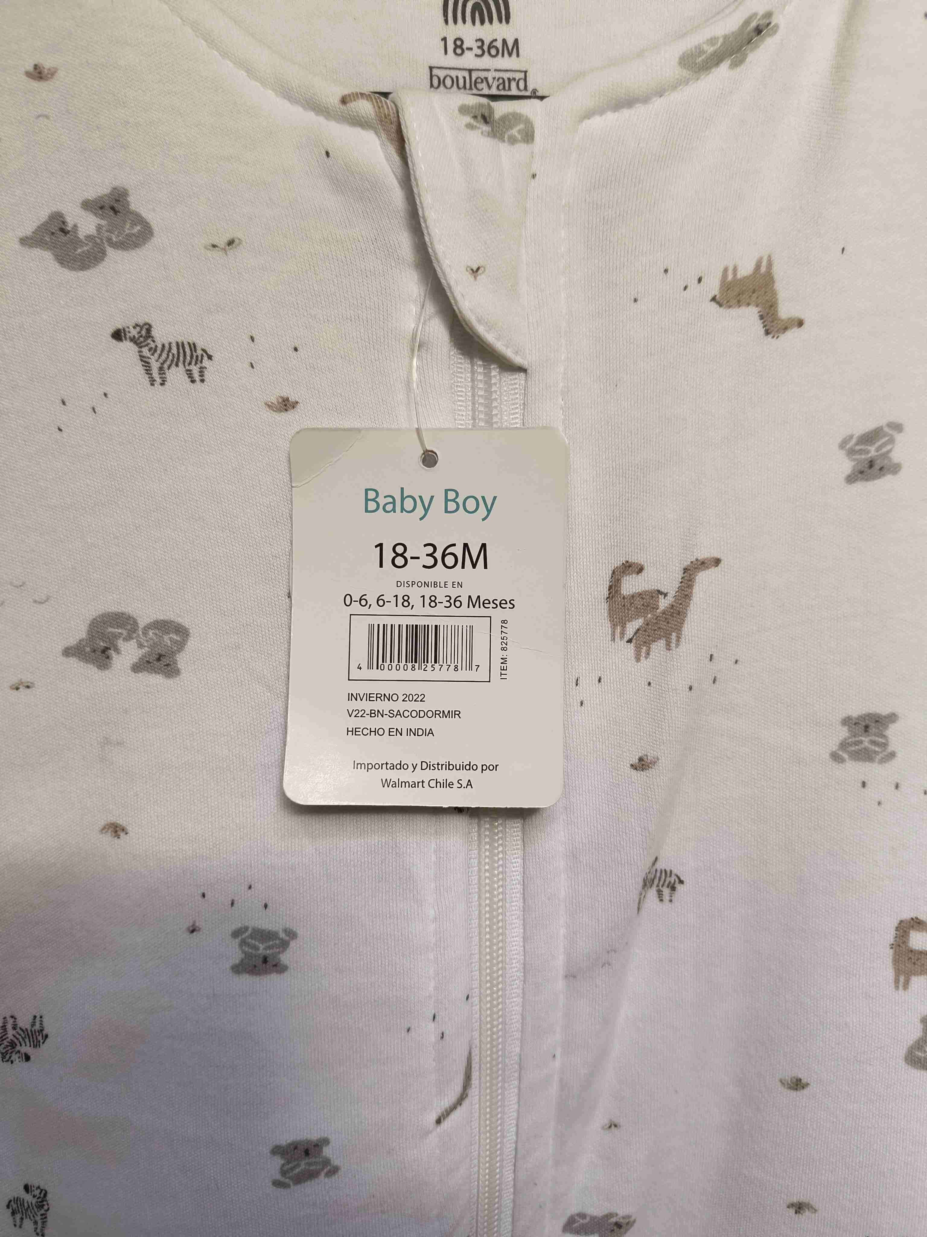 Saco de dormir para bebé blanco - miniatura 2