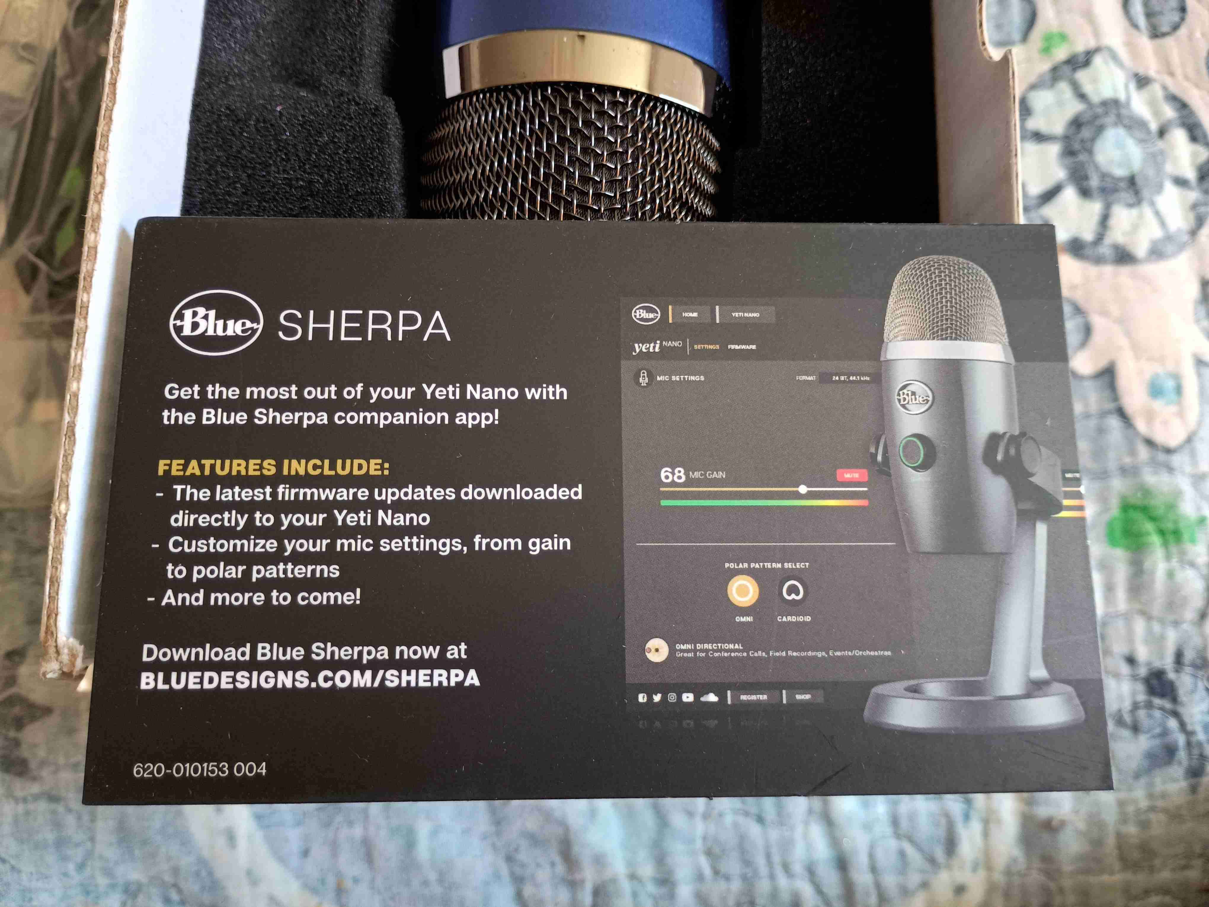 Micrófono Blue Yeti azul - miniatura 3