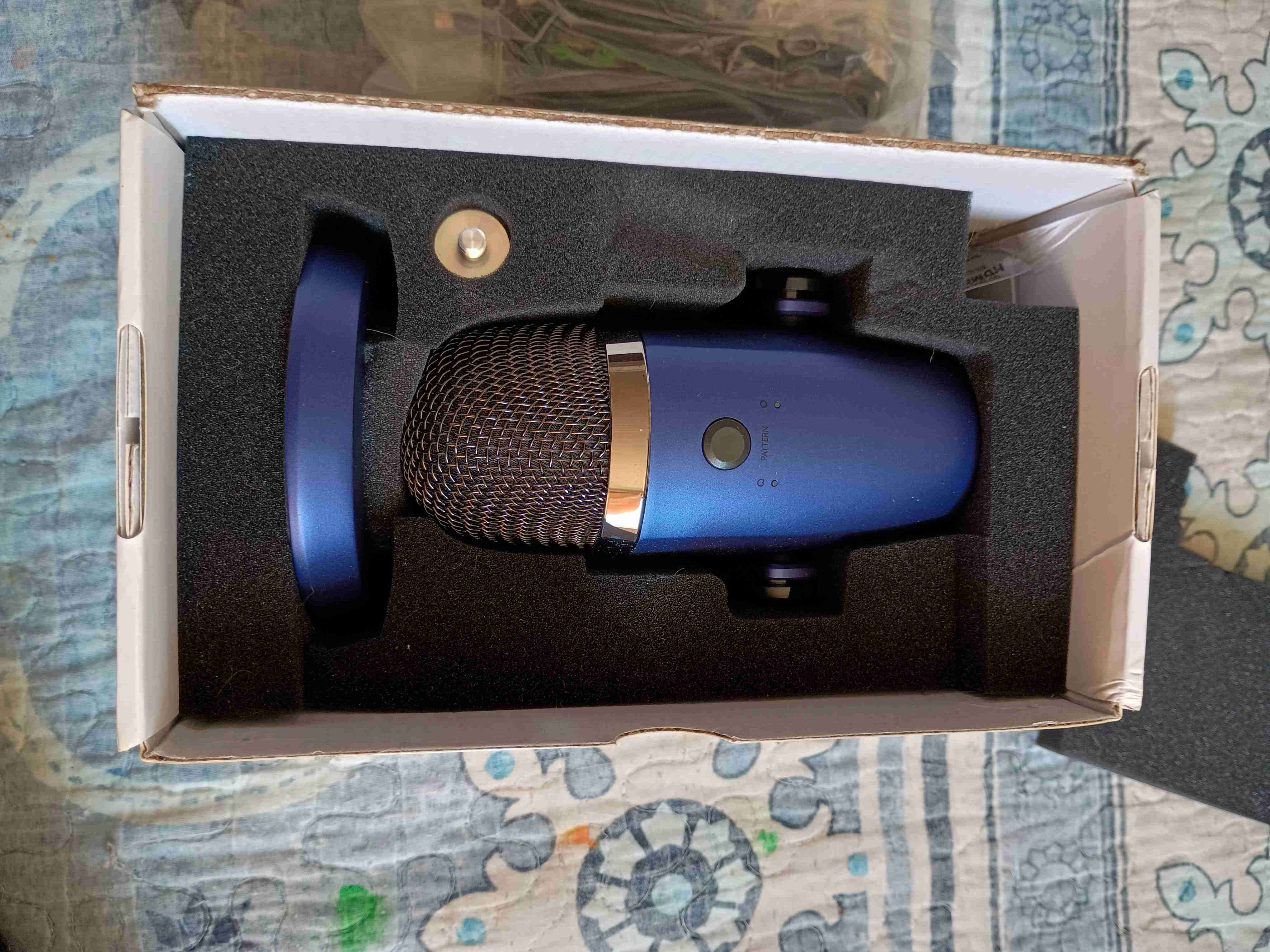 Micrófono Blue Yeti azul - miniatura 4