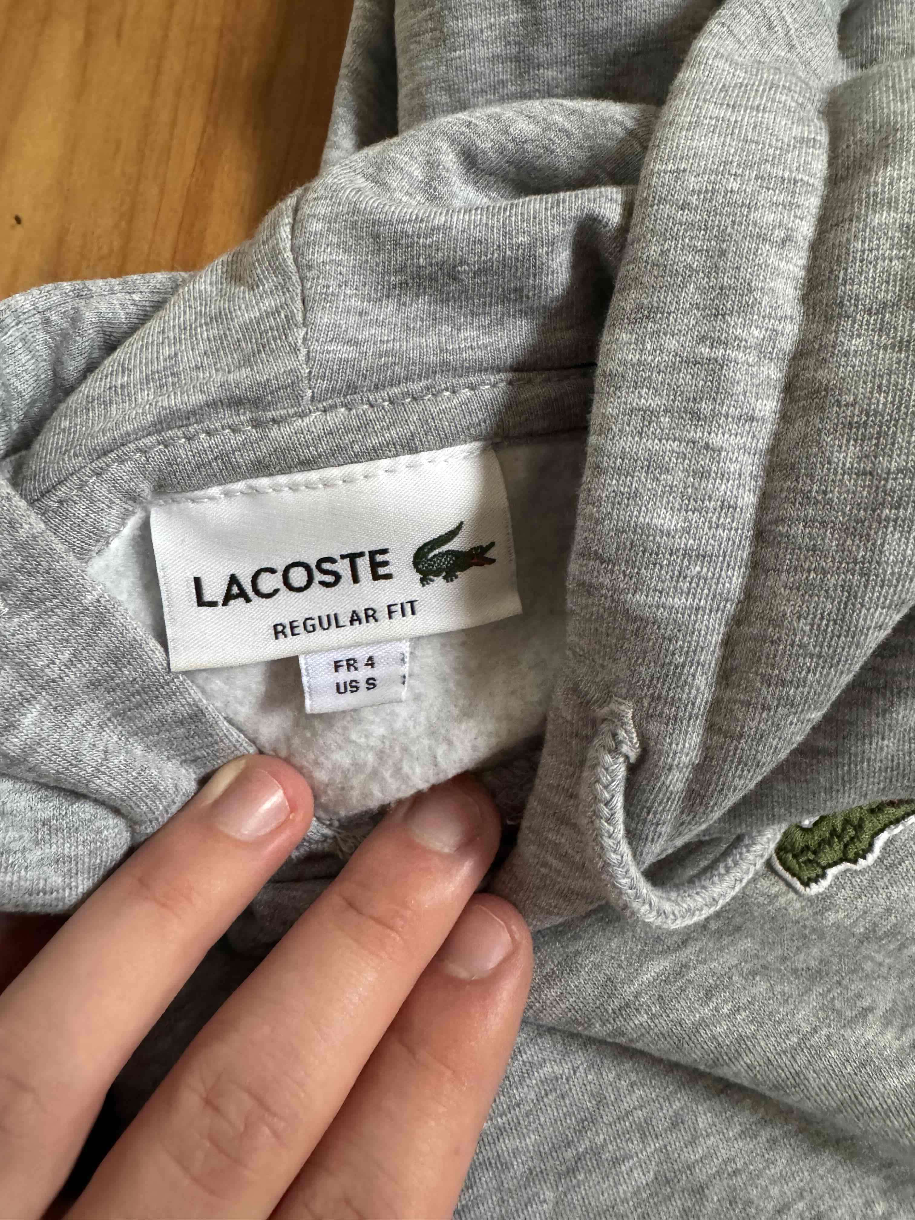 Polerón lacoste gris - miniatura 2