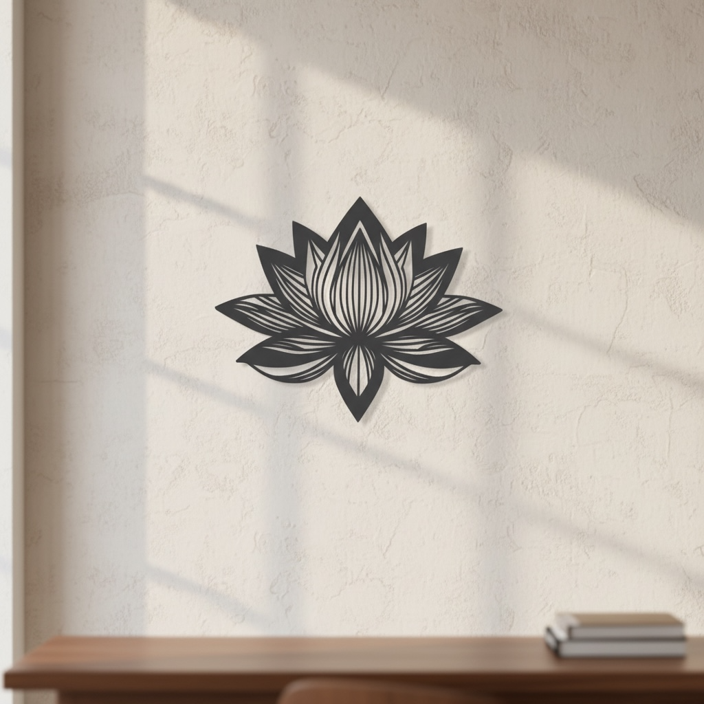 Flor de loto 3D - miniatura 3