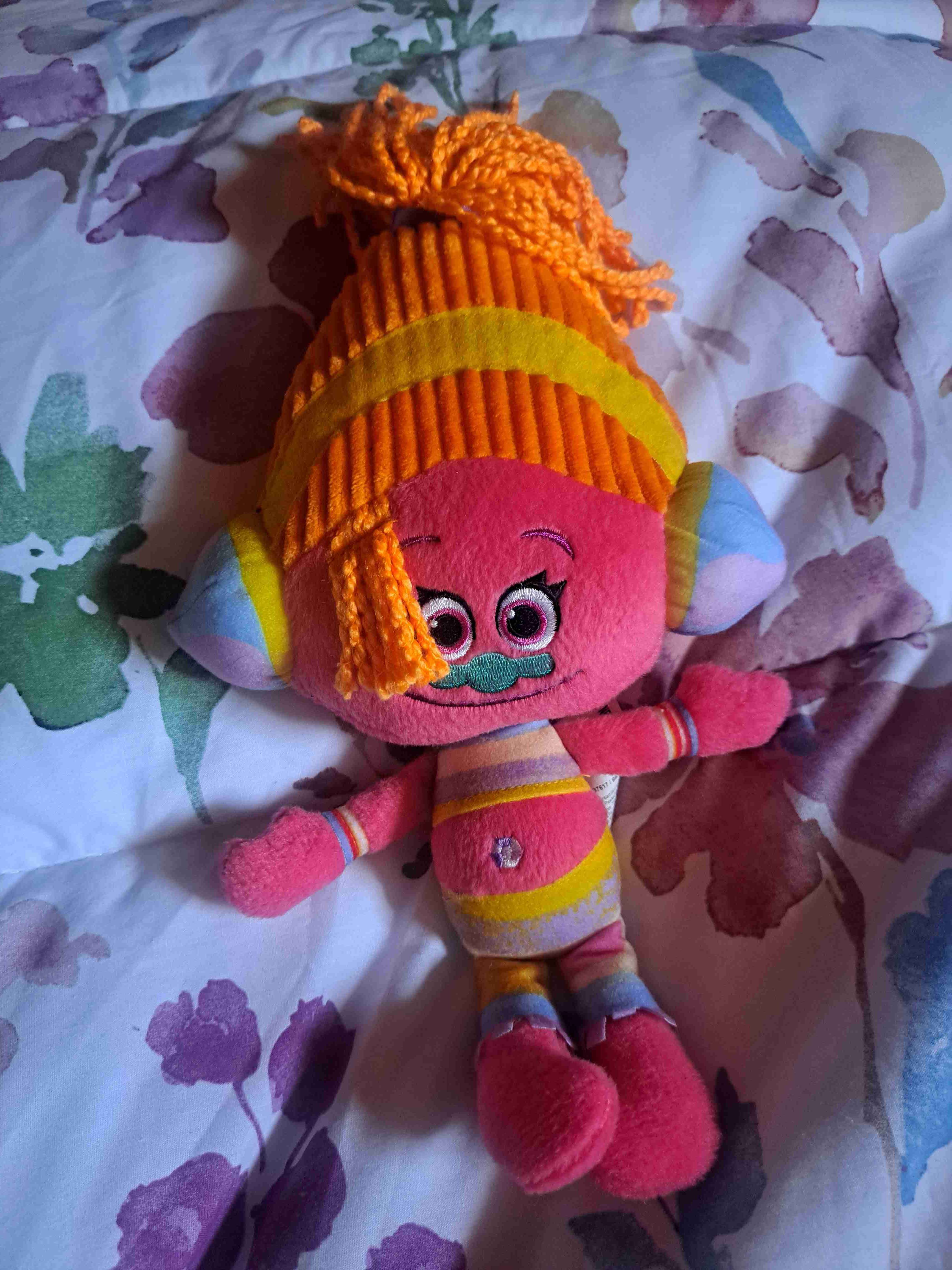 Peluche colorido infantil de película trolls