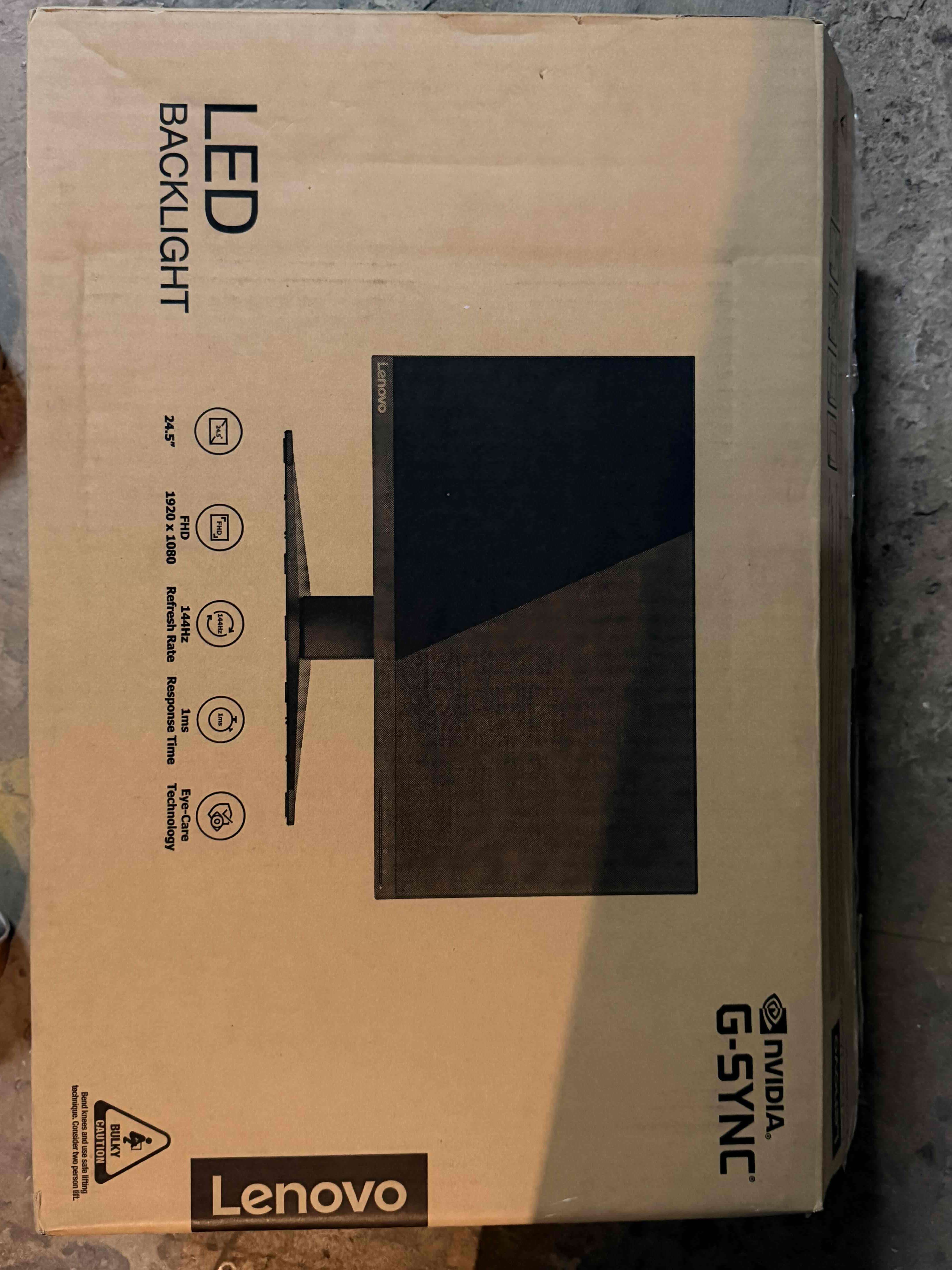 Monitor LED Lenovo FHD 24.5 pulgadas - miniatura 1