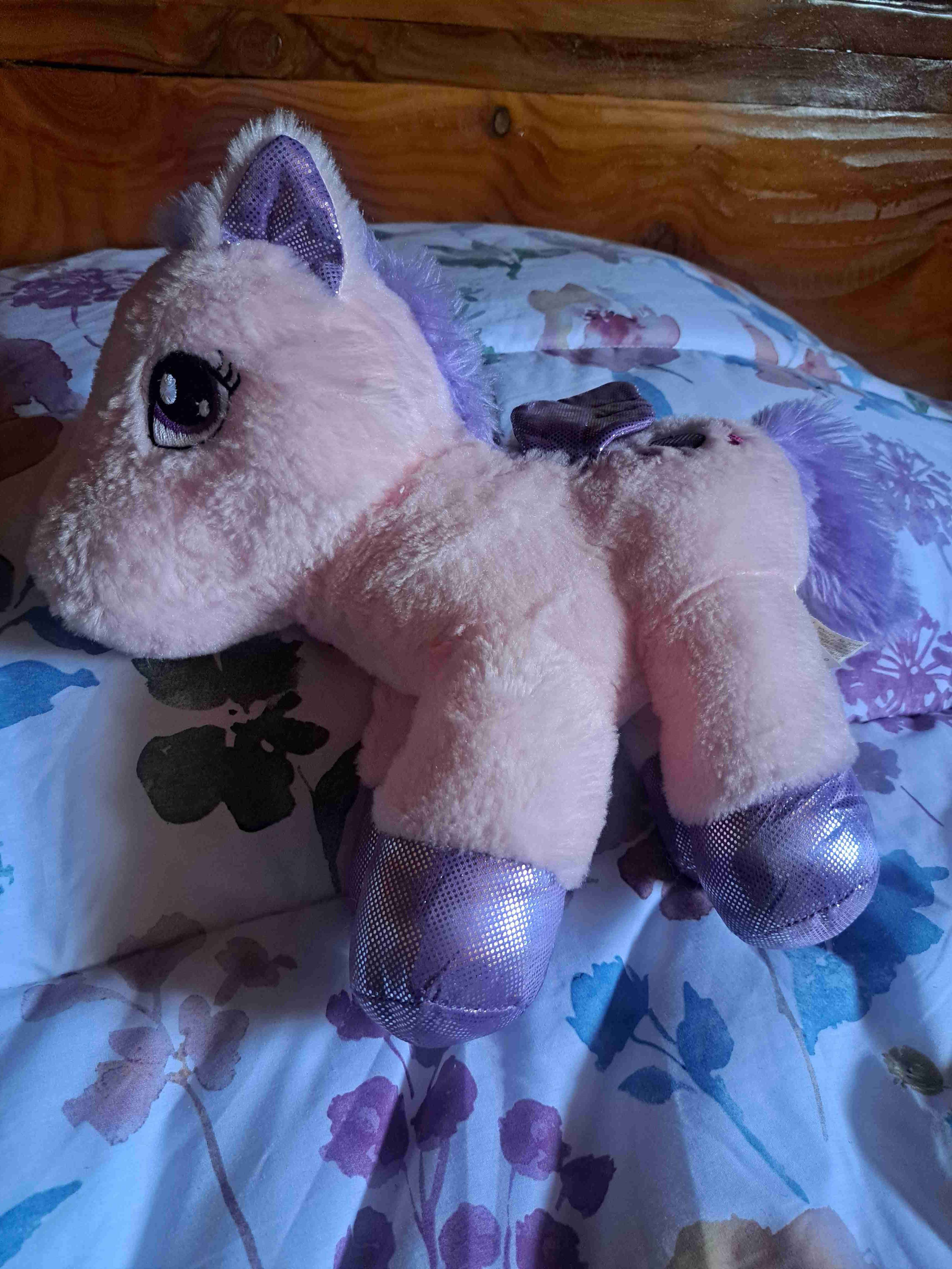 Peluche unicornio rosado