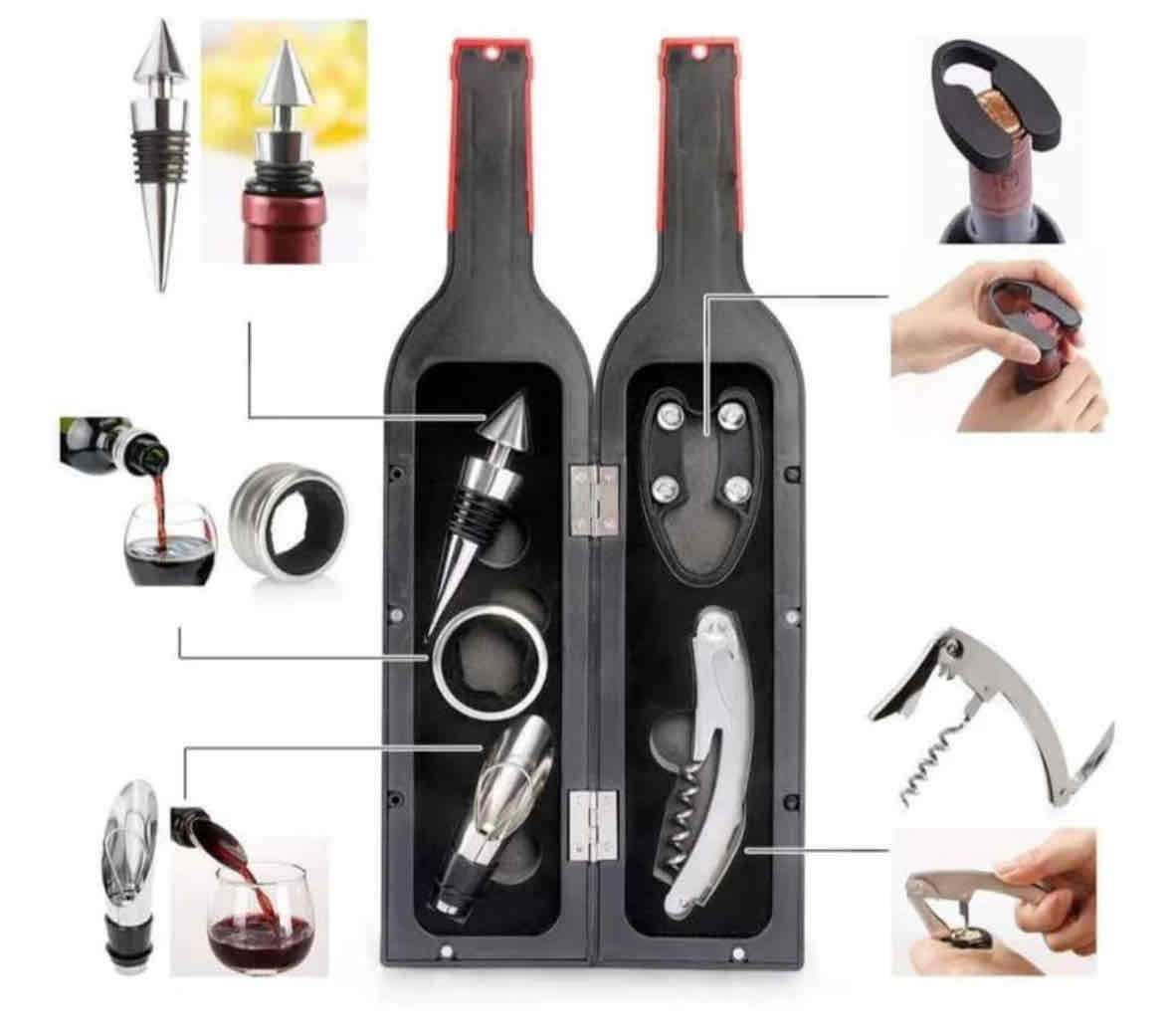 Set de accesorios para vino - miniatura 5